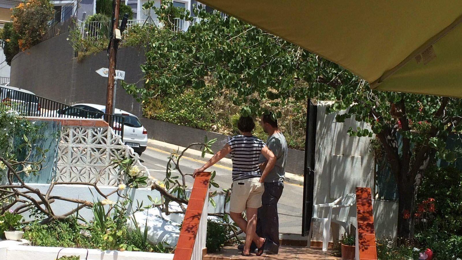 Así se observa el muro derrumbado desde el interior de la casa. Así se observa el muro derrumbado desde el interior de la casa.