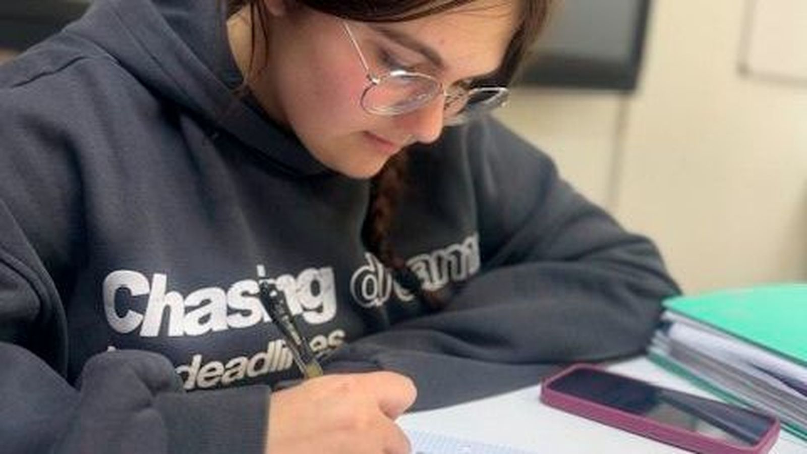 Luisa García, estudiante de Bachillerato y alumna del programa Promociona de la Fundación Secretariado Gitano.