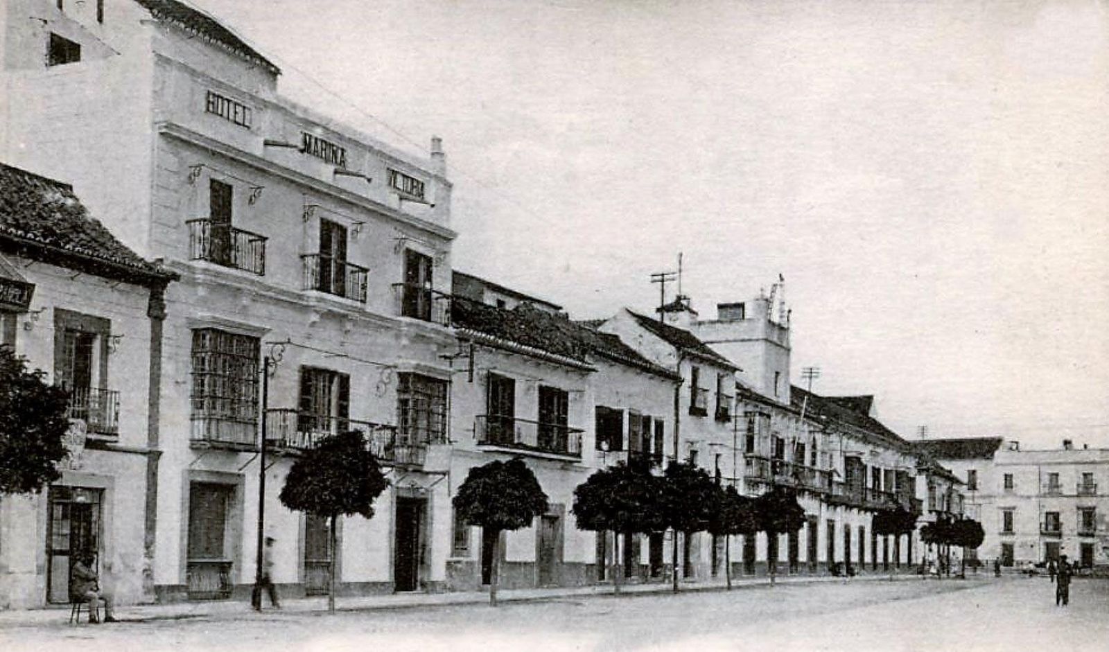 Vista de la calle La Marina, donde falleció Rafael Cintado.