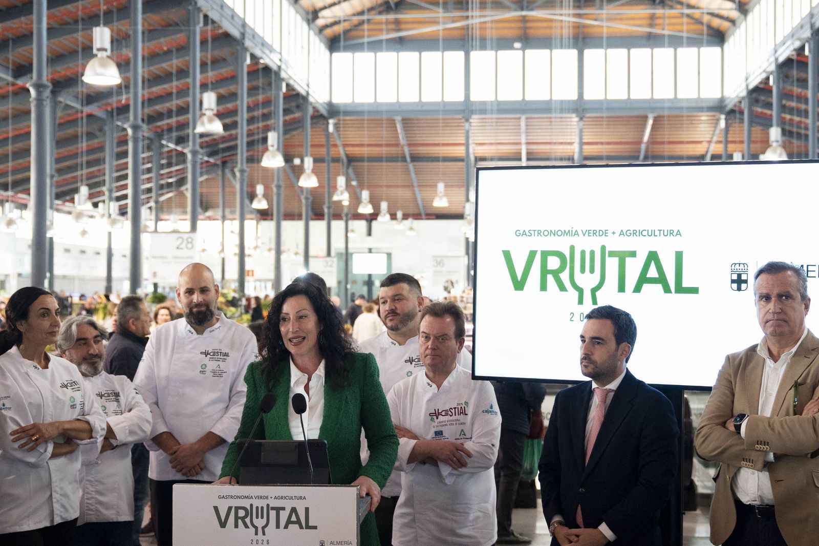 Presentación de Vrutal en el Mercado Central de Almería
