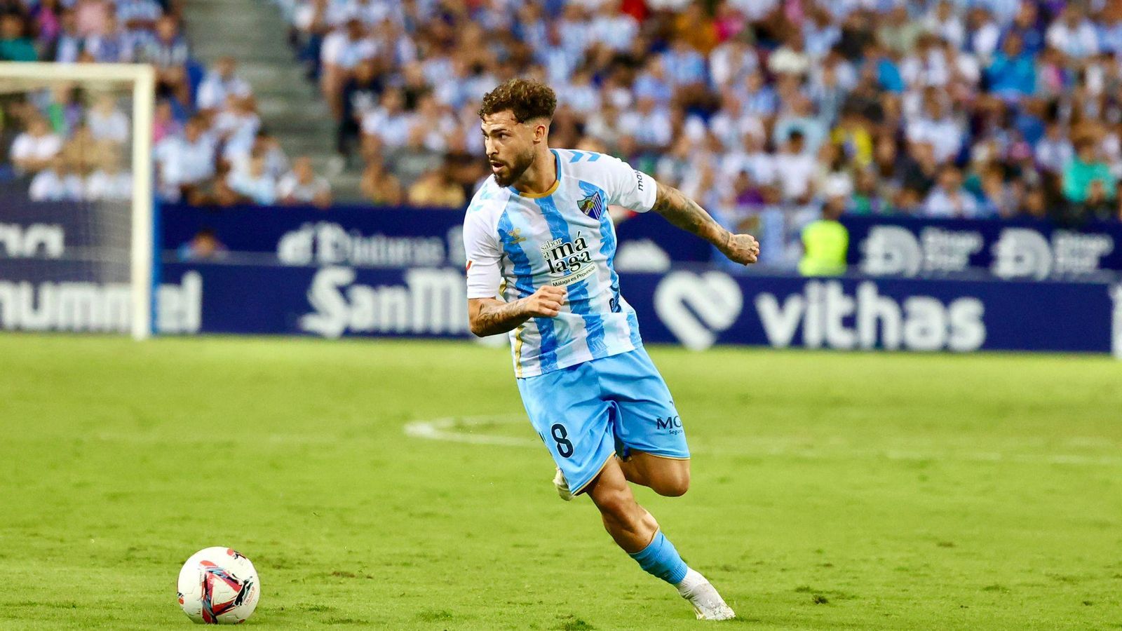 El Málaga CF - Elche, en fotos