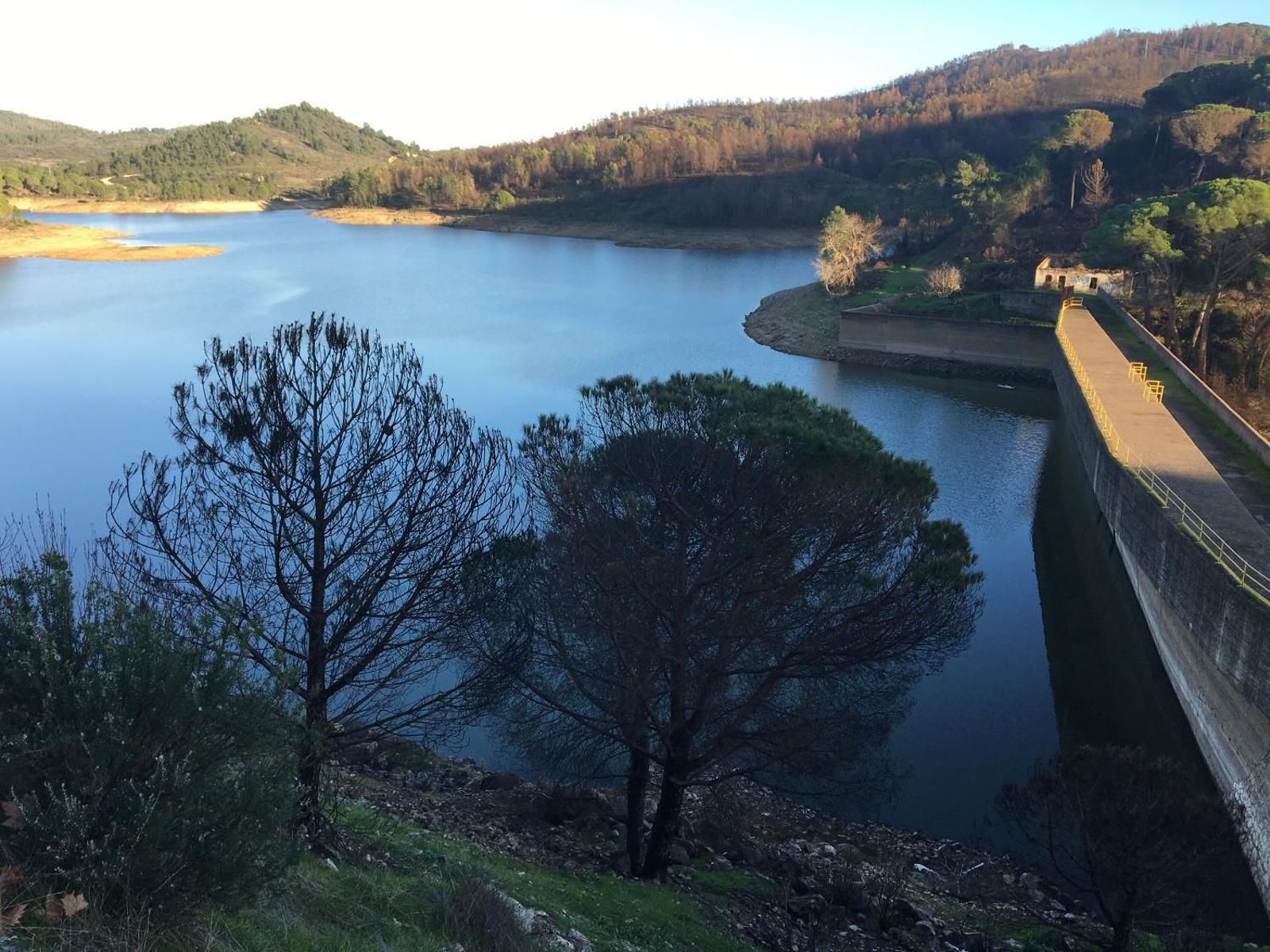 El pantano de Campofrío a estas horas, donde investigas los GEAS.