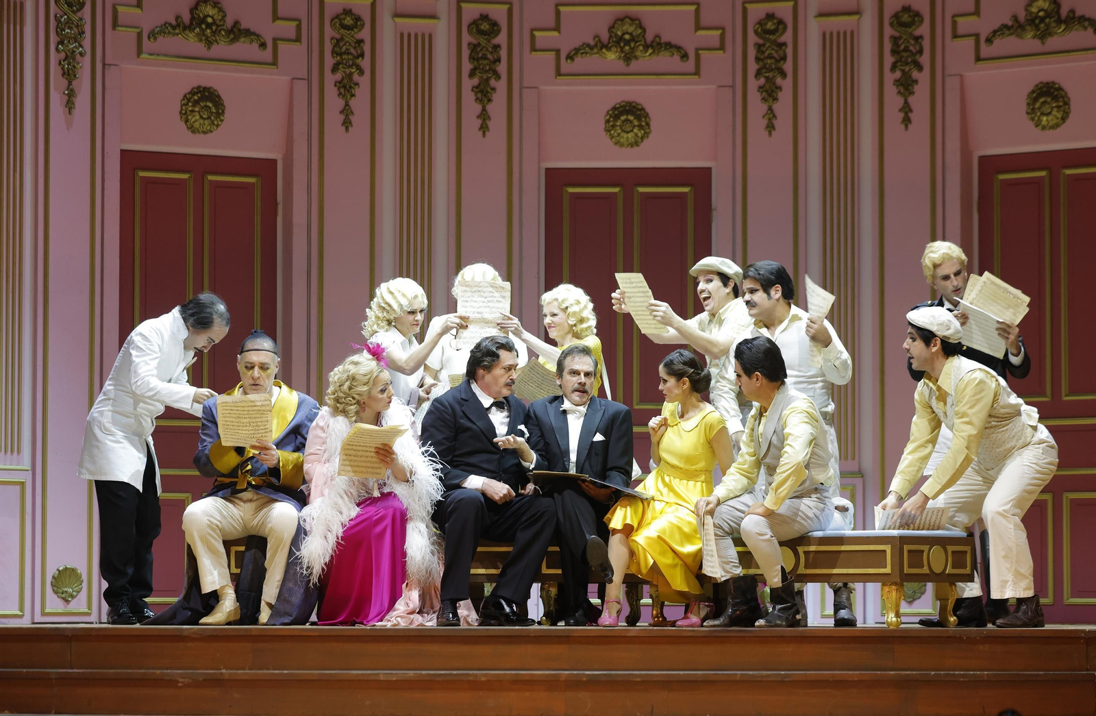 Ensayo general de la ópera 'Ariadne auf Naxos', todas las fotos