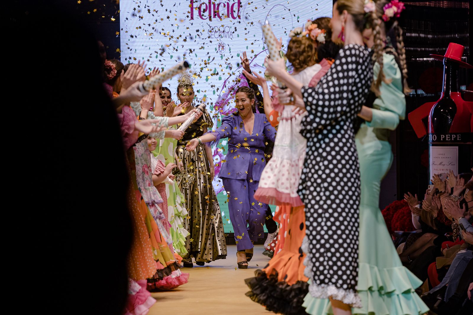 El desfile de Rocío Segovia en la Pasarela Flamenca de Jerez, todas las fotos