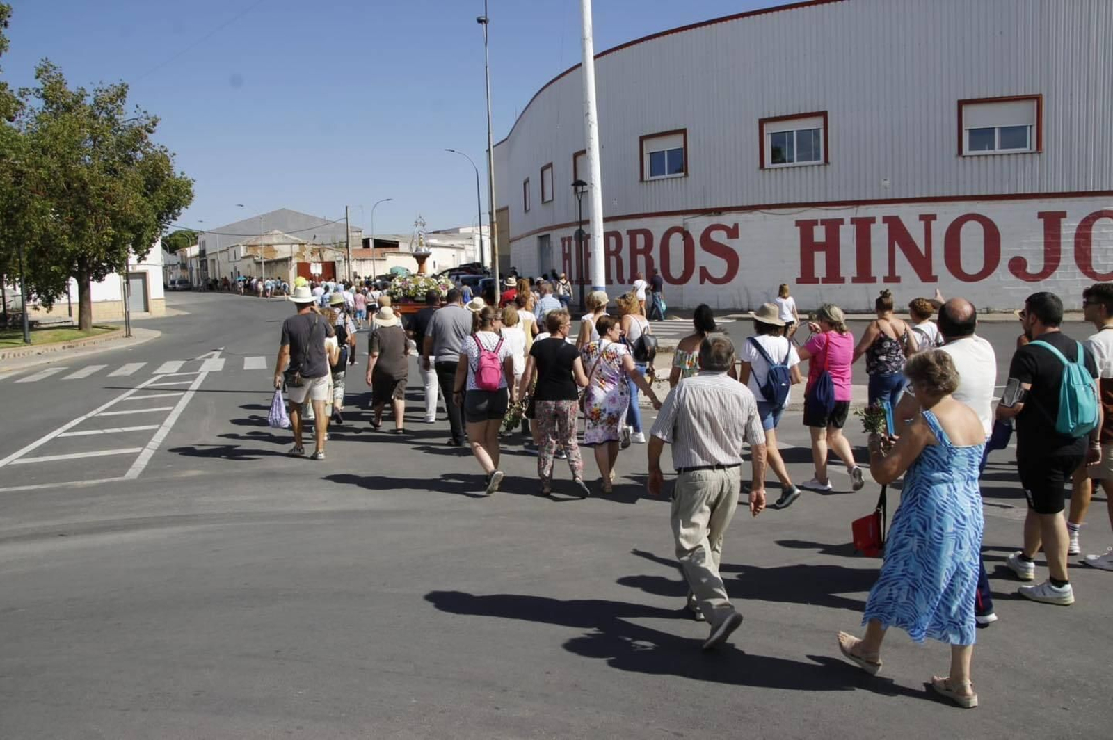 Hinojosa del Duque despide a la Virgen de Guía, en imágenes
