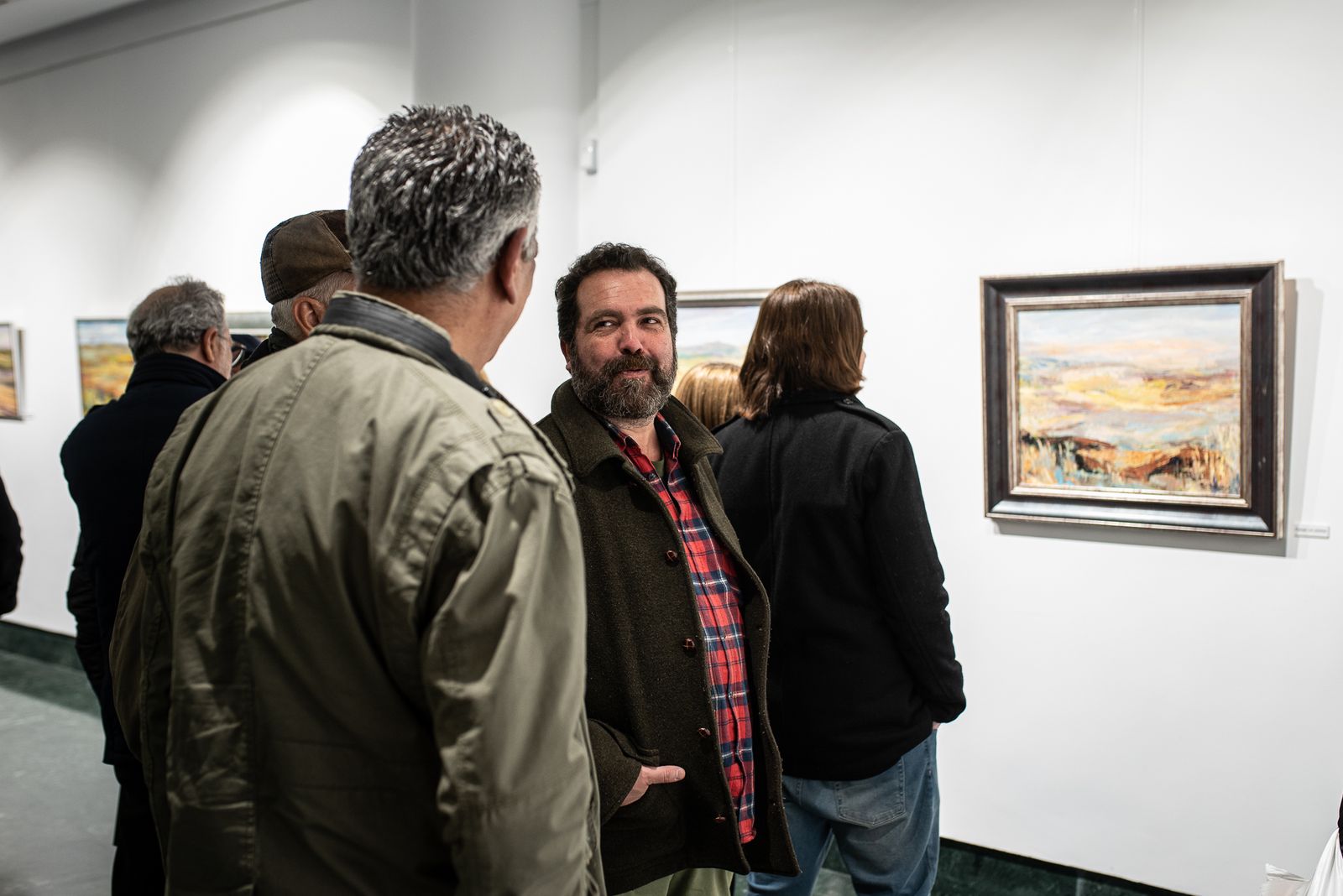Imágenes de la inauguración de la exposción "Paisajes" de Pilar Barroso