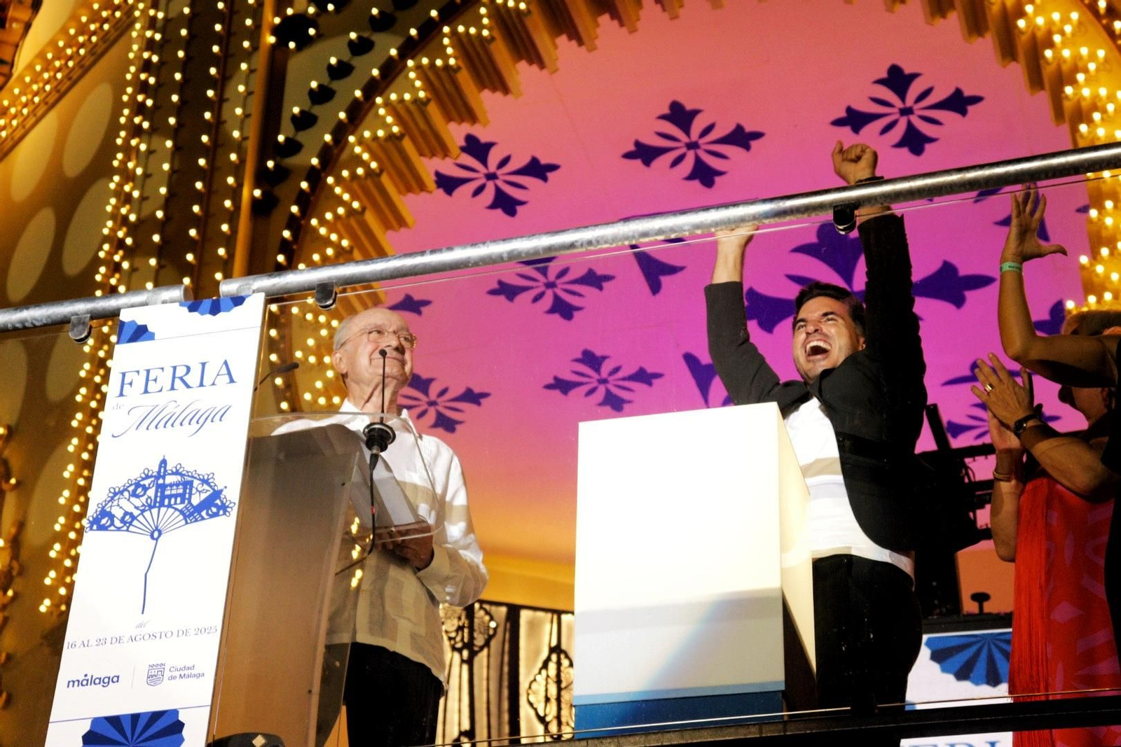 El pregón de Javier Castillo en la Feria de Málaga, en imágenes