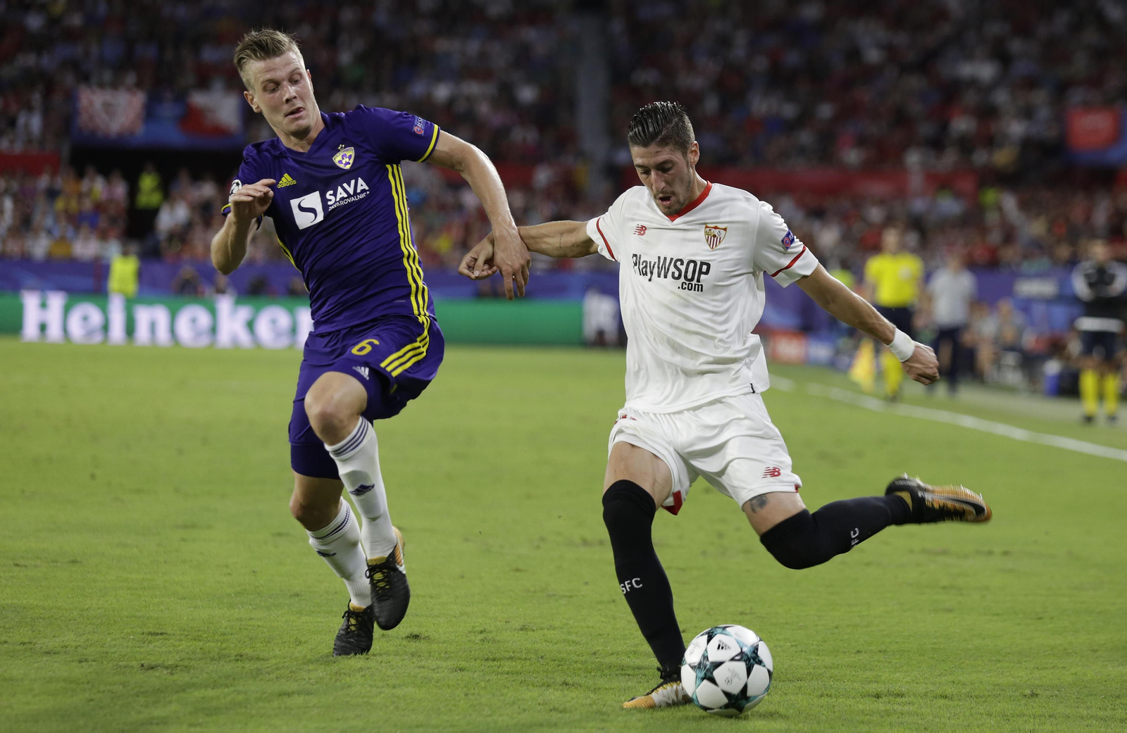 Las imágenes del Sevilla-Maribor