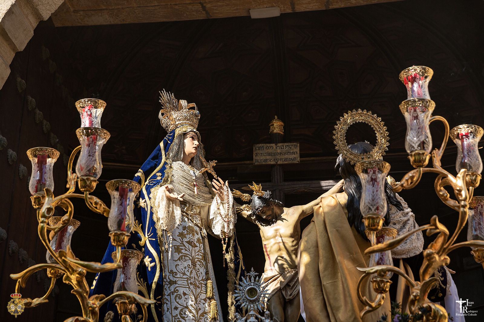 Los Estudiantes en su salida procesional en 2023.