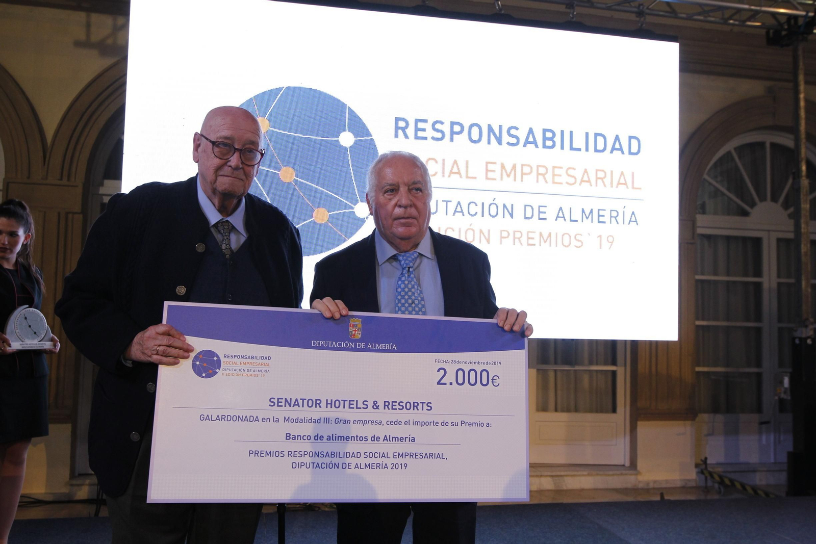 Fotogalería Premios Responsabilidad Social Empresarial 2019. Diputación de Almería