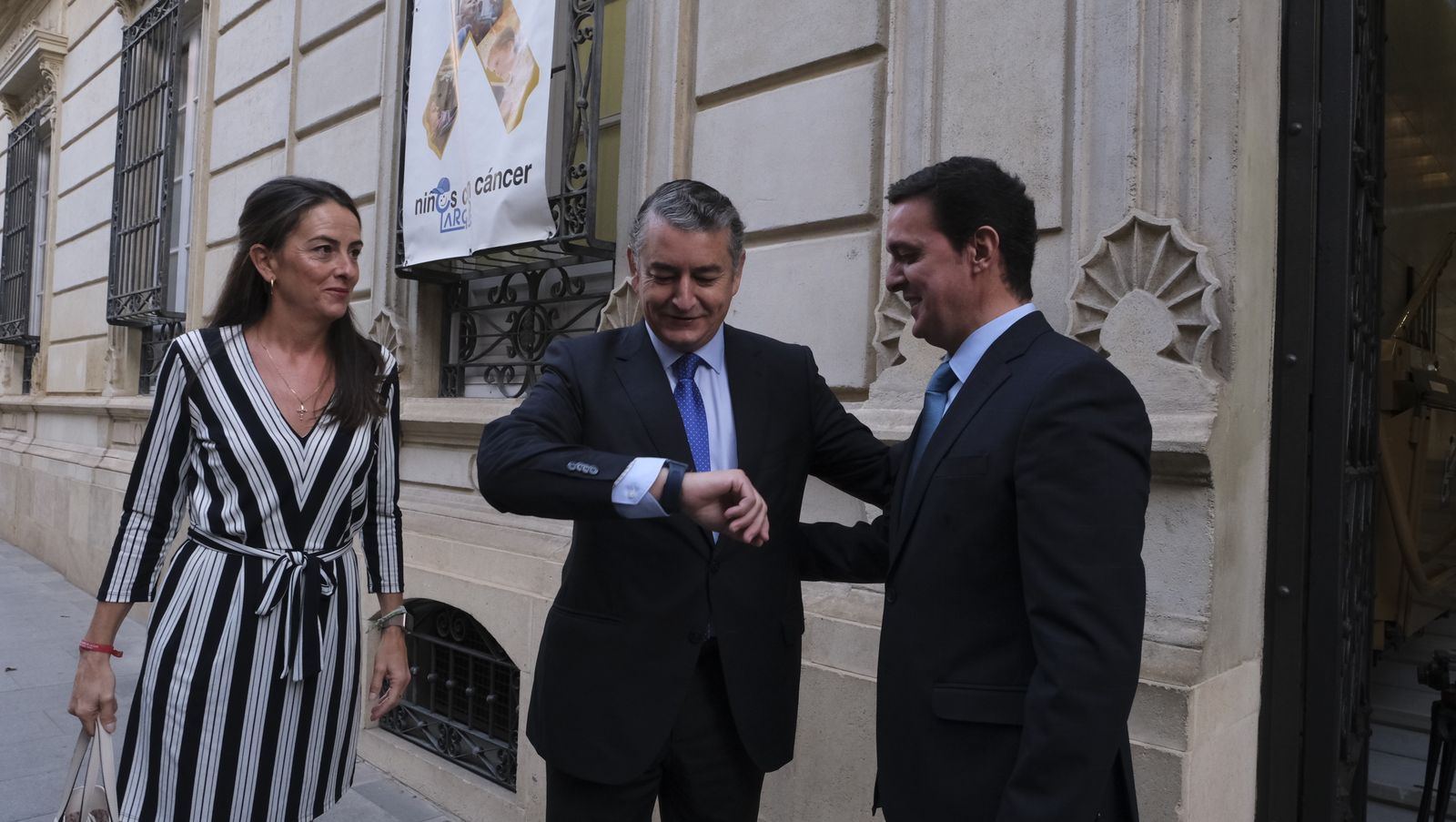 Imágenes de la visita del Consejero de Presidencia, Antonio Sanz, a la Diputación de Almería
