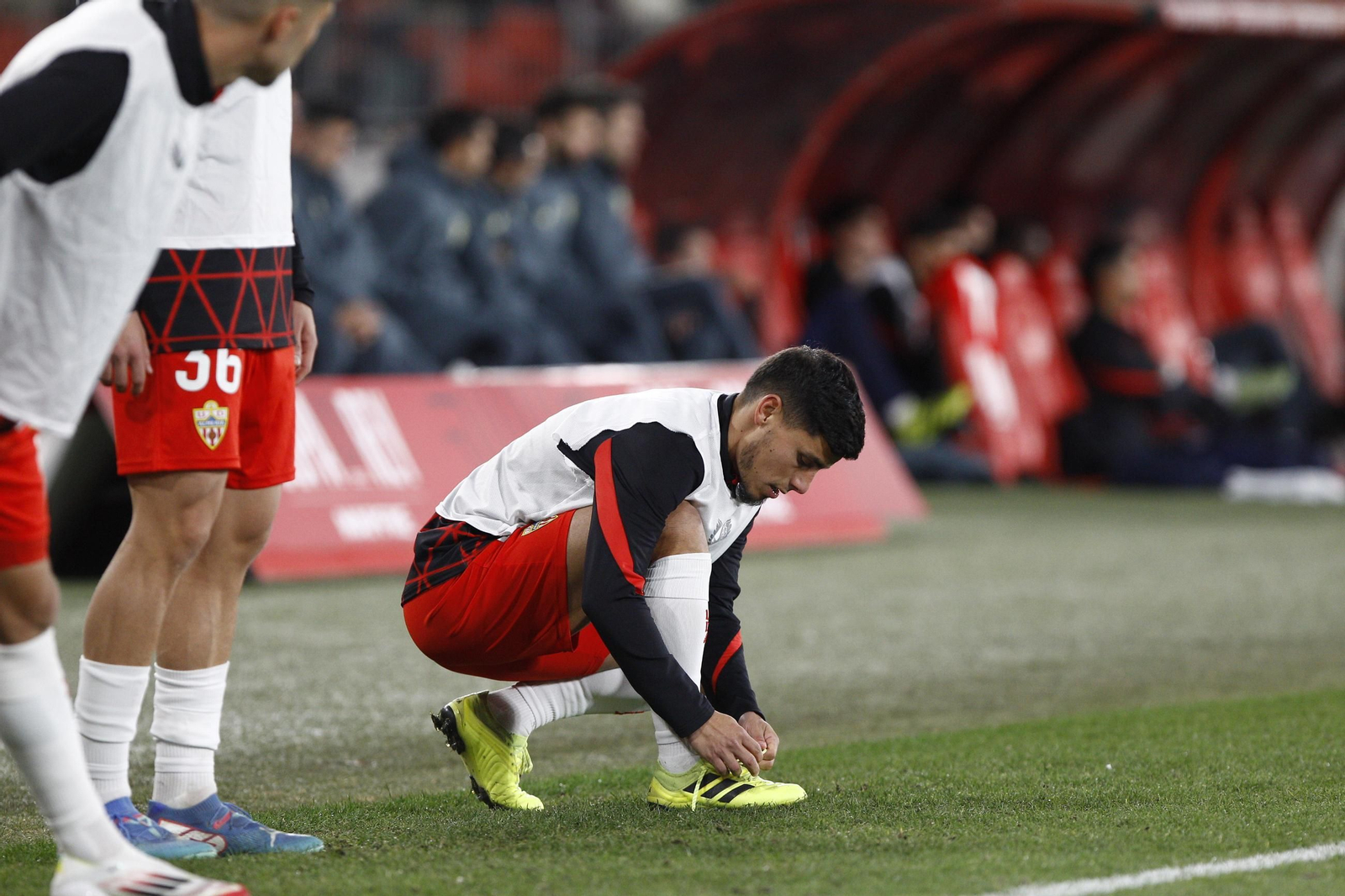 El partido U.D. Almería-C.D. Leganés de Copa del Rey, en imágenes