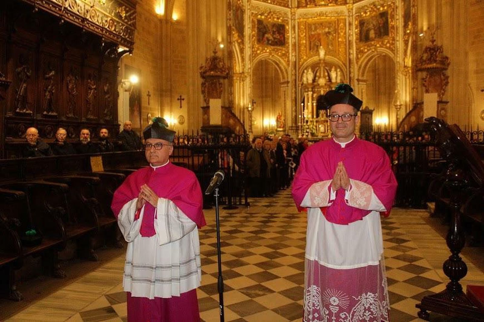 Toma de posesión de Francisco Ruiz y Andrés Rodríguez como nuevos canónigos de la Catedral.