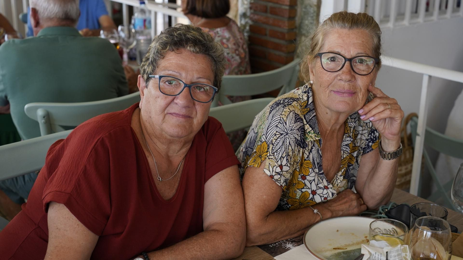 Fotos del almuerzo de la Peña de la Bufanda en el restaurante Los Pulpos.
