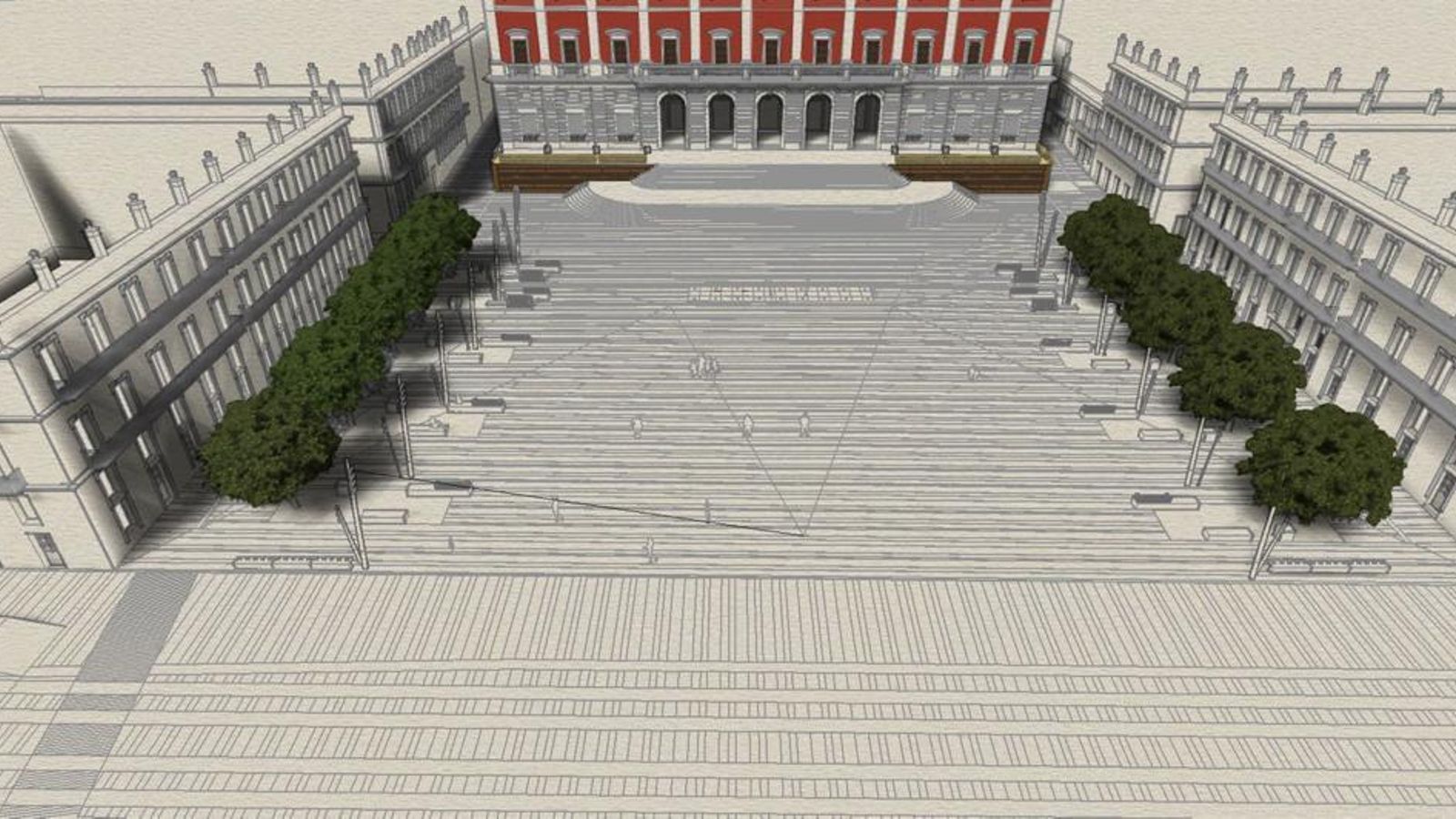 Así será la nueva plaza del Rey Así será la nueva plaza del Rey