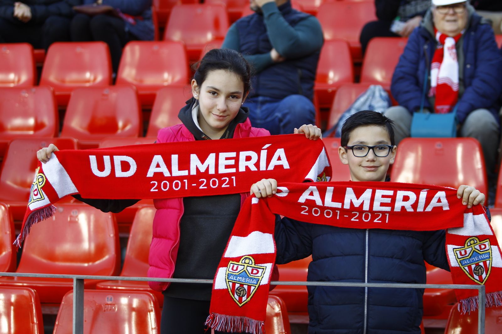 Imágenes de la derrota de la U.D. Almería ante el Villarreal por 0 a 2