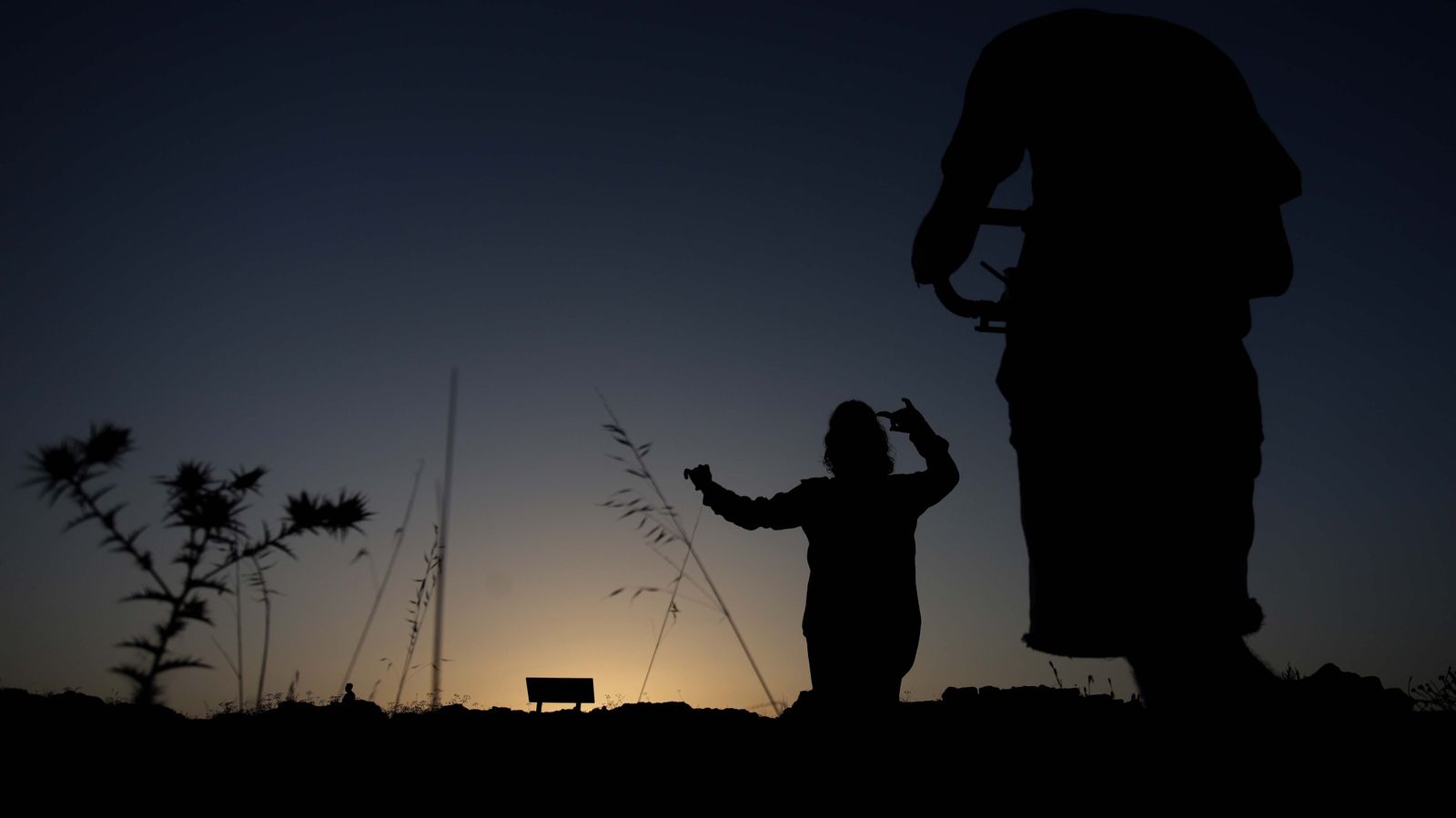 Fotos de la grabación en Algeciras del documental de Ghali Naoufal sobre la cultura árabe y española