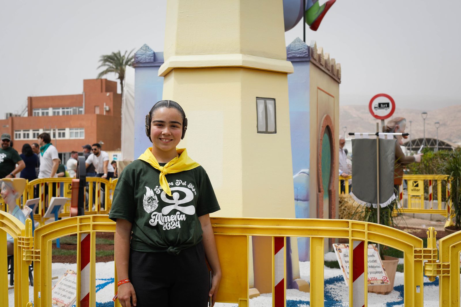 Las mejores imágenes de la "Globotá" en las fallas de Almería