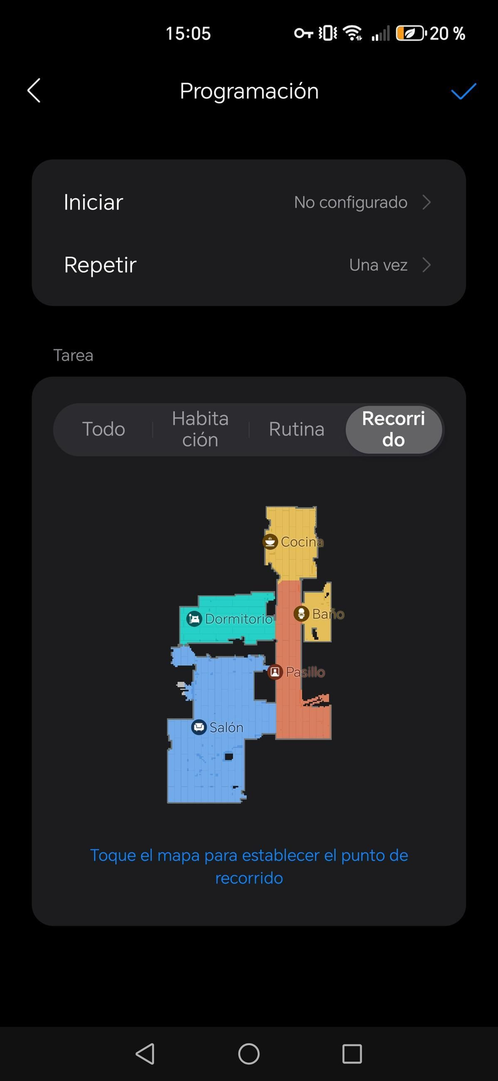 Aplicación Roborock - Robot aspirador Saros Z70