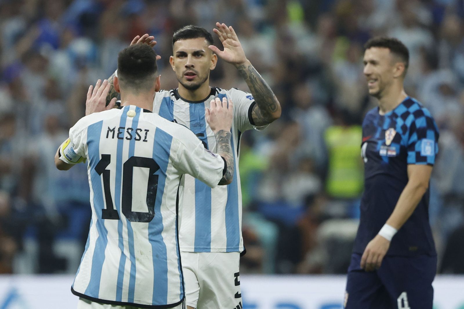 Las fotos de Messi contra Croacia