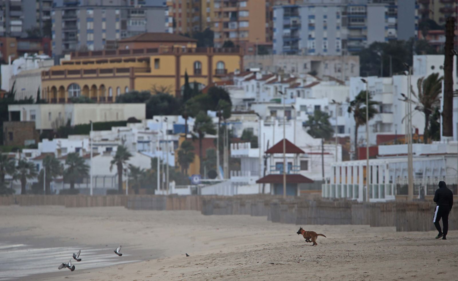 Fotos del temporal en la Bahía de Algeciras