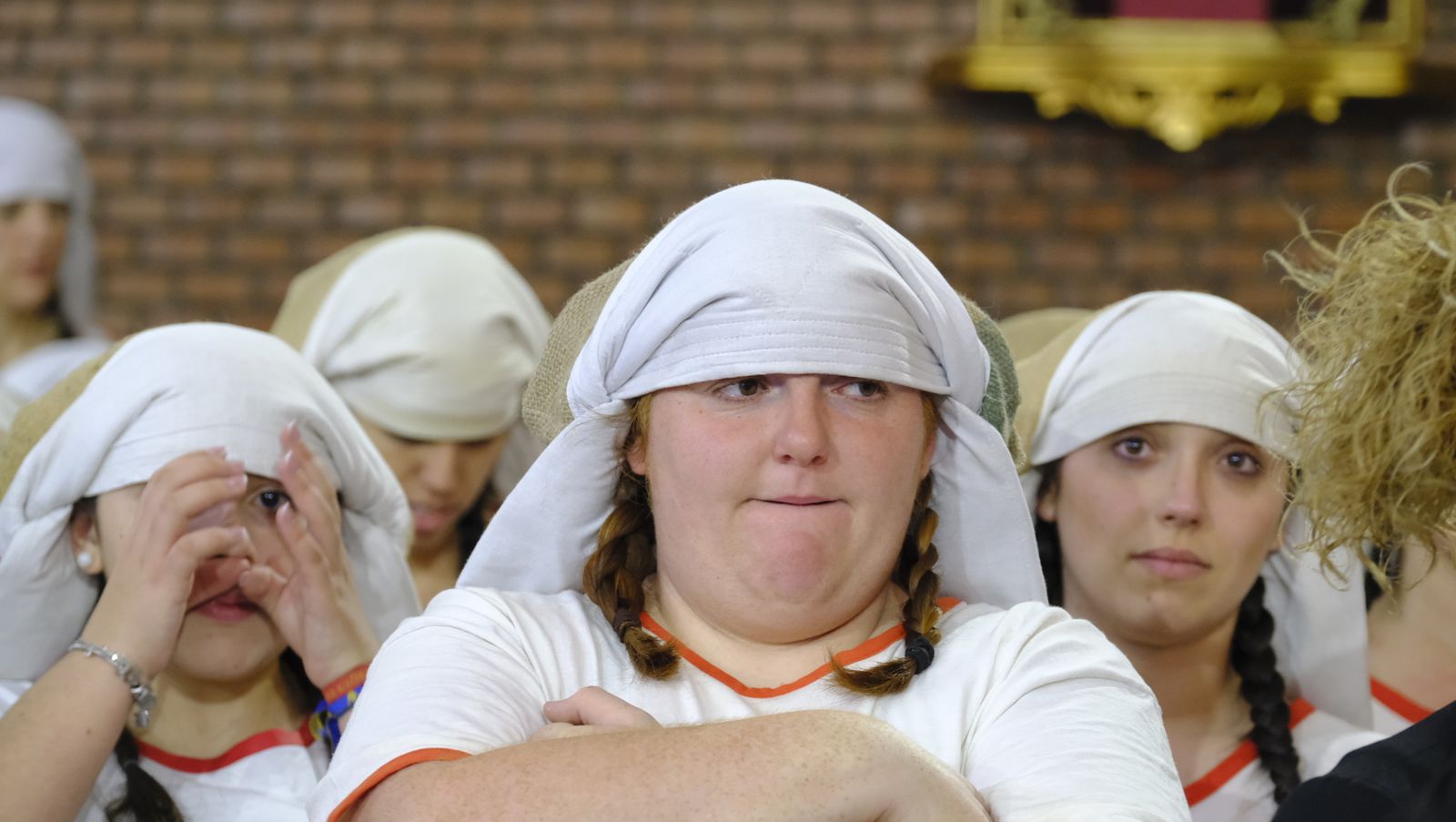 La Borriquita procesiona por las calles de Almería, en imágenes