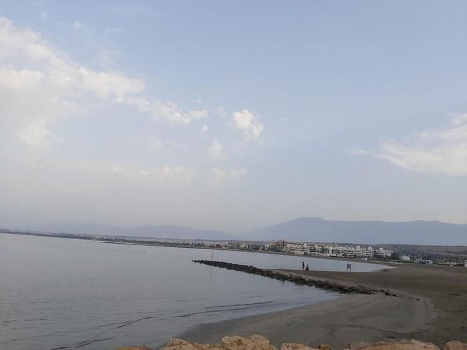 La playa del Espigón de Almerimar