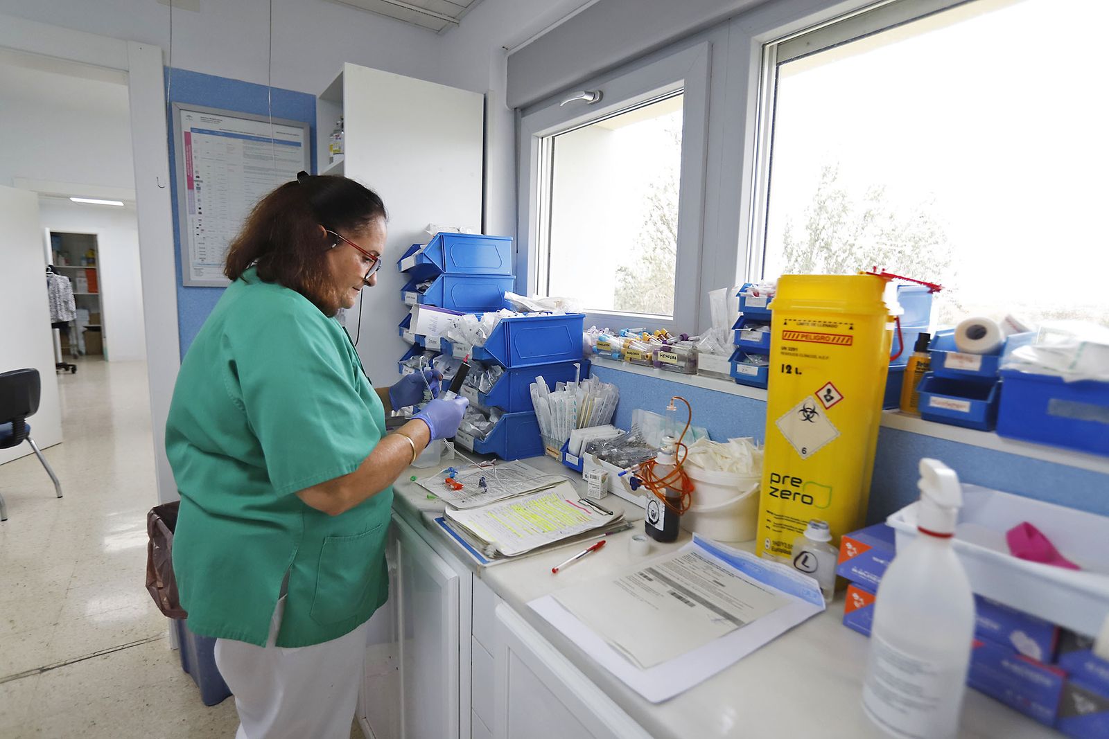 Imágenes del funcionamiento del Hospital de Día del Infanta Elena de Huelva