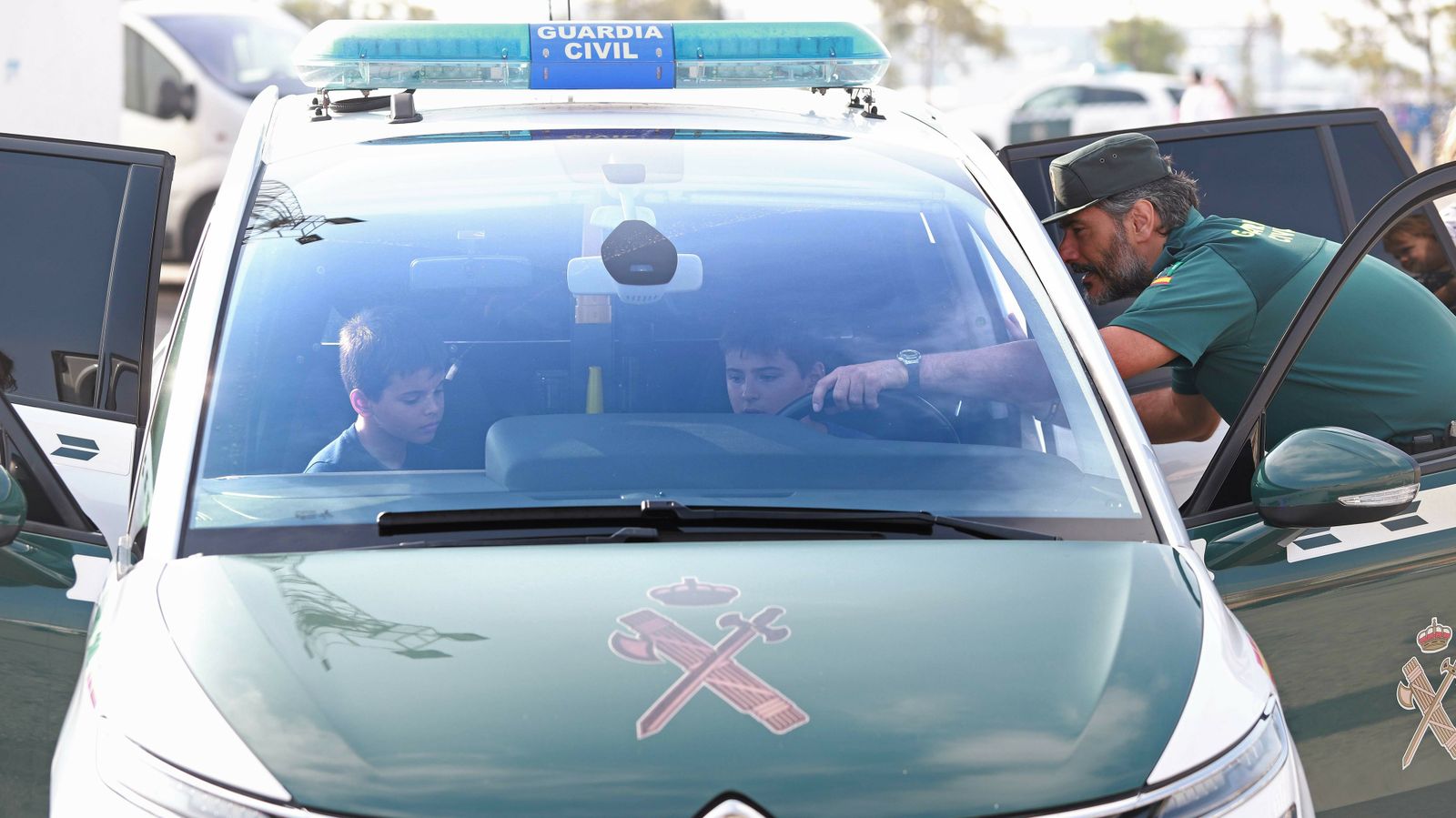 Exhibición de medios de la Guardia Civil en el Llano Amarillo