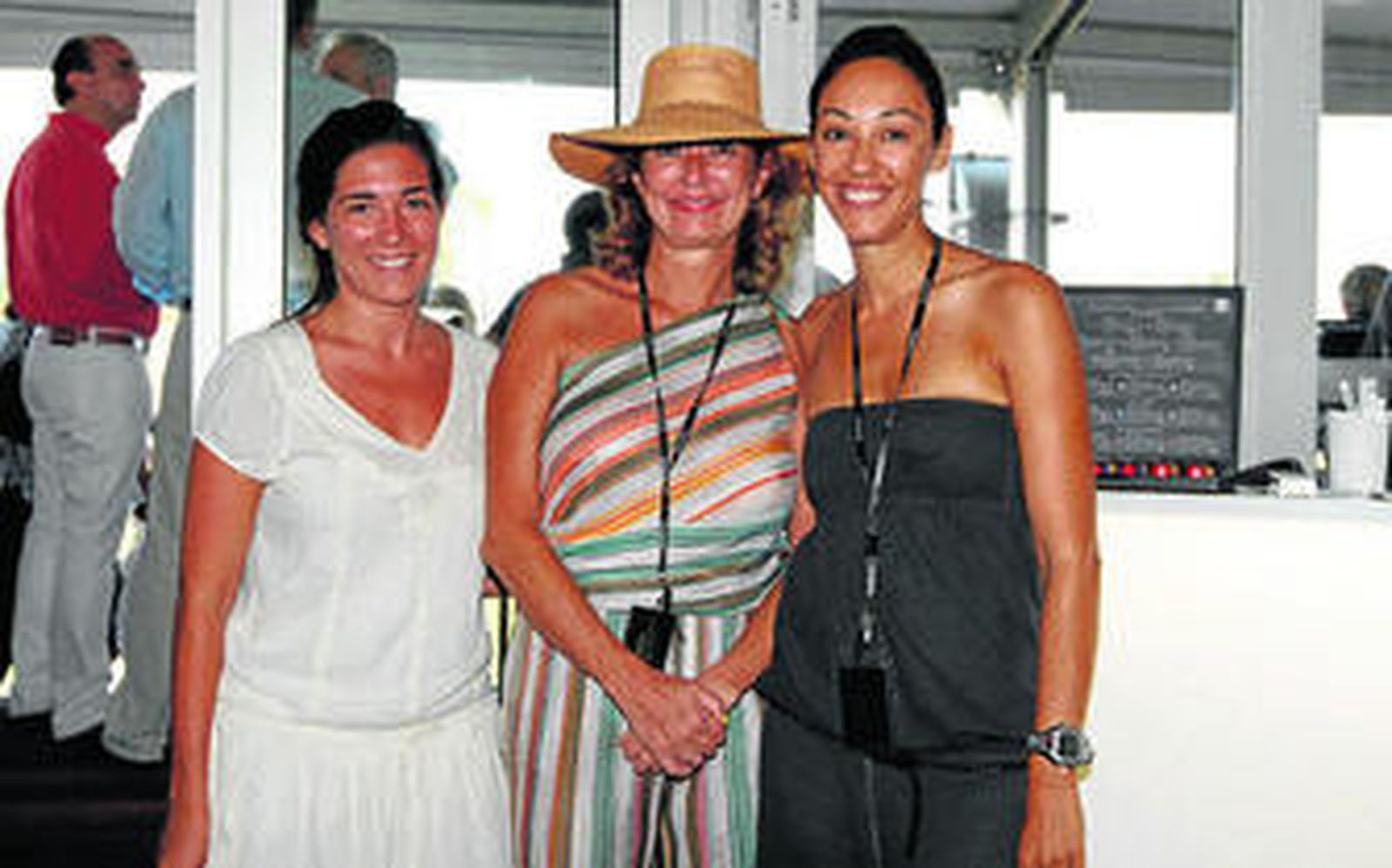 Ana Rosa Quintana con Alejandra Pedrosa y Sandra Granero, de Nespresso.