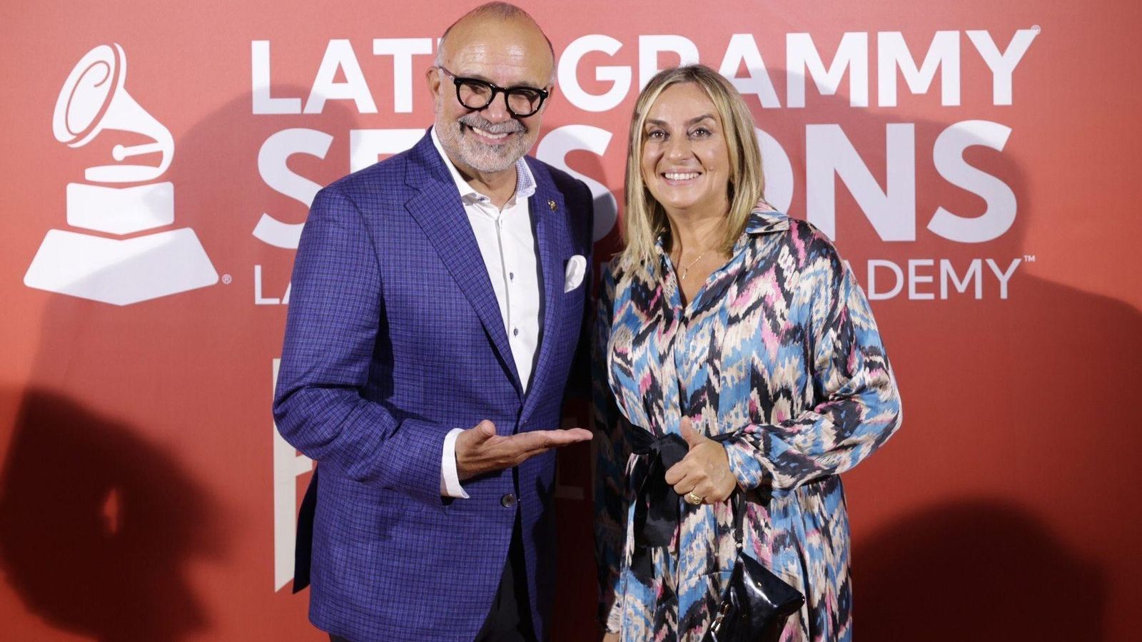 En el evento de los Latin Grammy en la Alhambra.