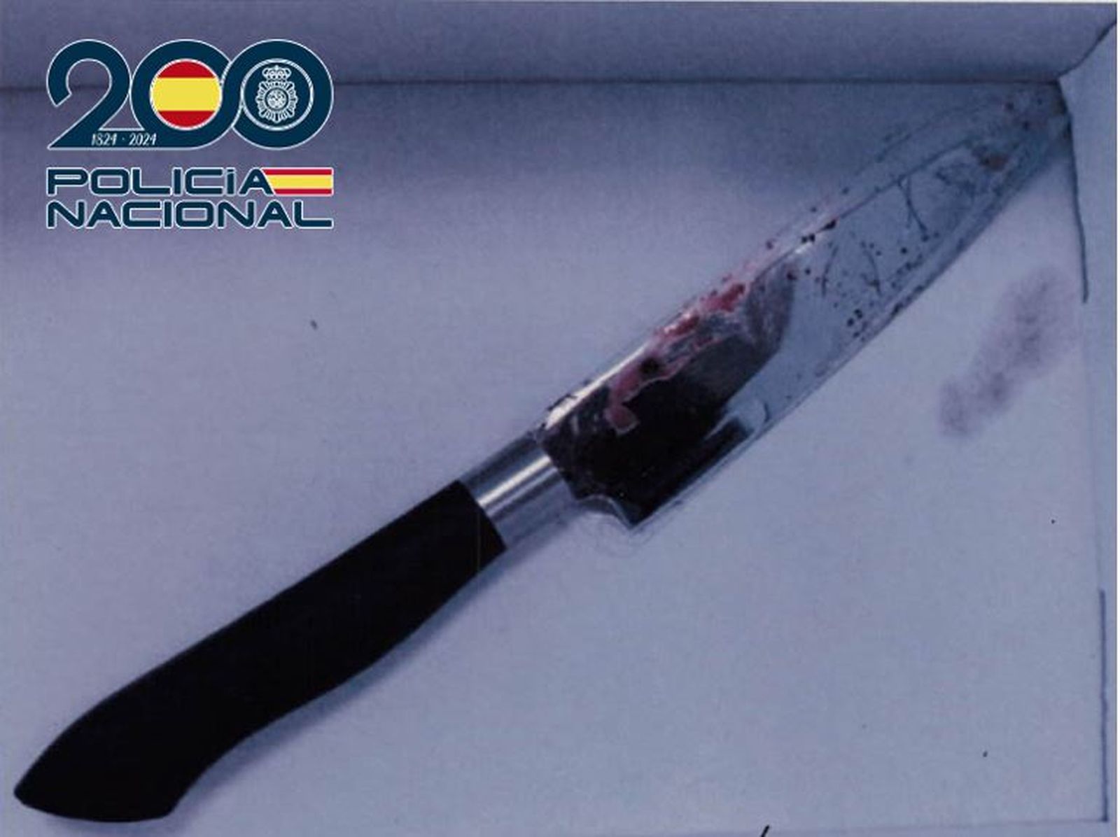 Cuchillo usado en la agresión