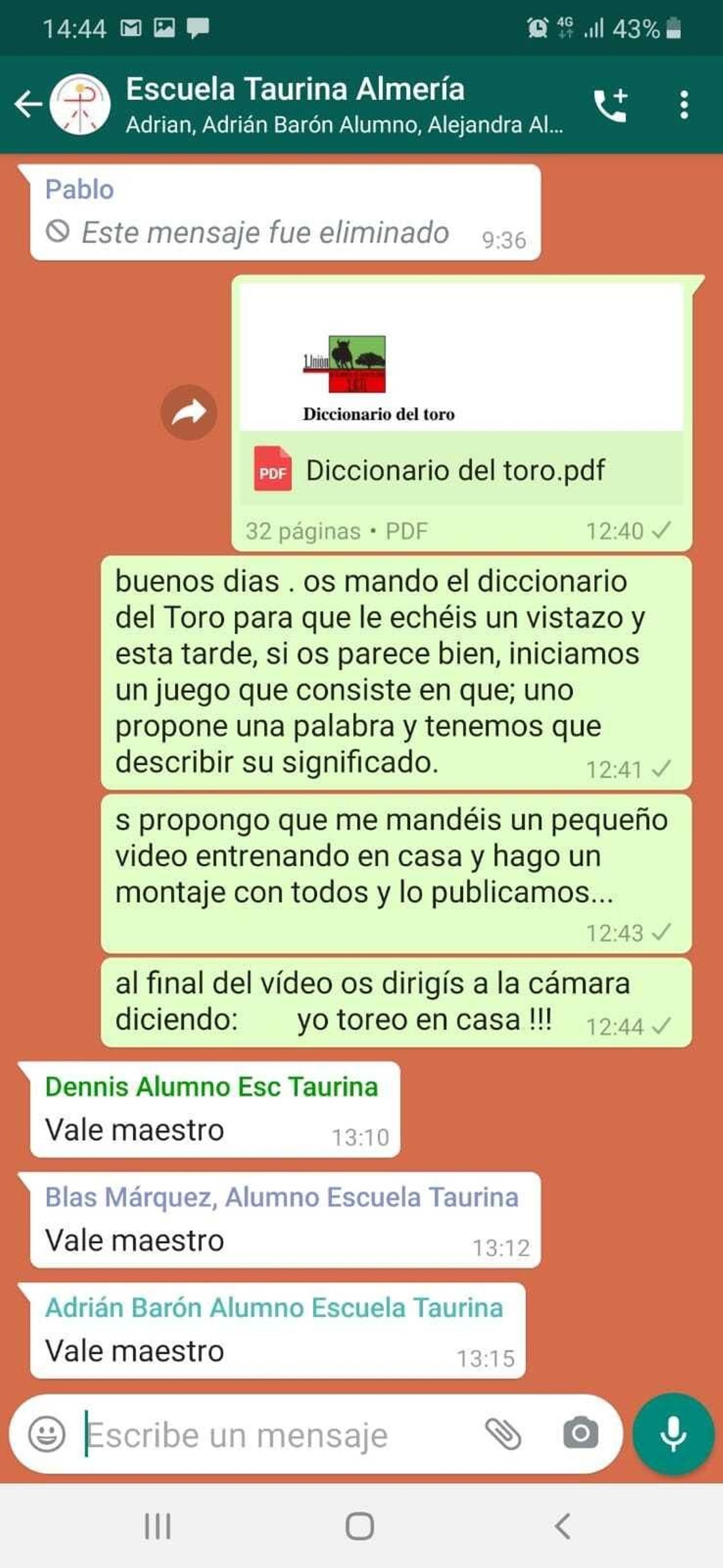 El grupo de whatsapp se ha convertido en la herramienta de disufión más eficaz.