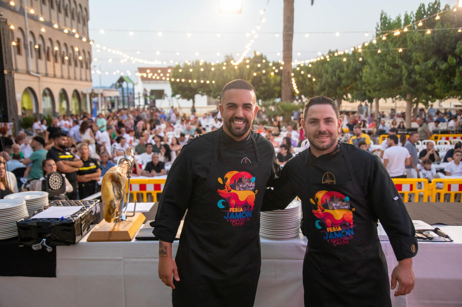 Concurso de cortadores de jamón en Serón, en imágenes
