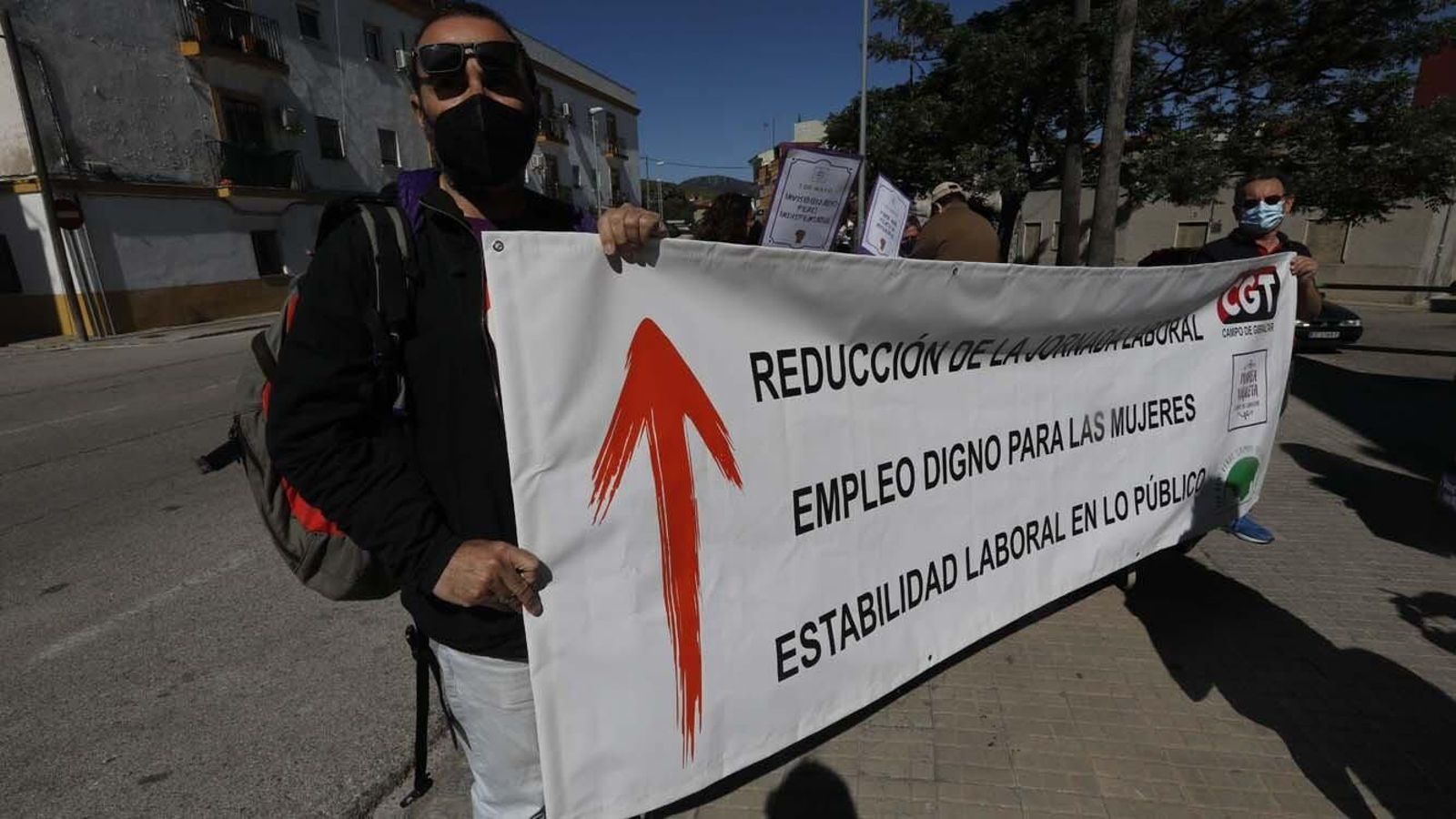Las foto de la Manifestación del 1 de mayo celebrada por la CGT en Algeciras