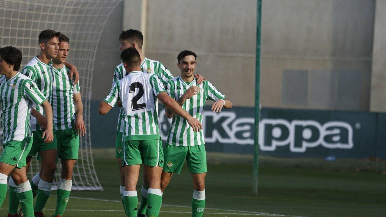 El cuadro bético celebra uno de los goles