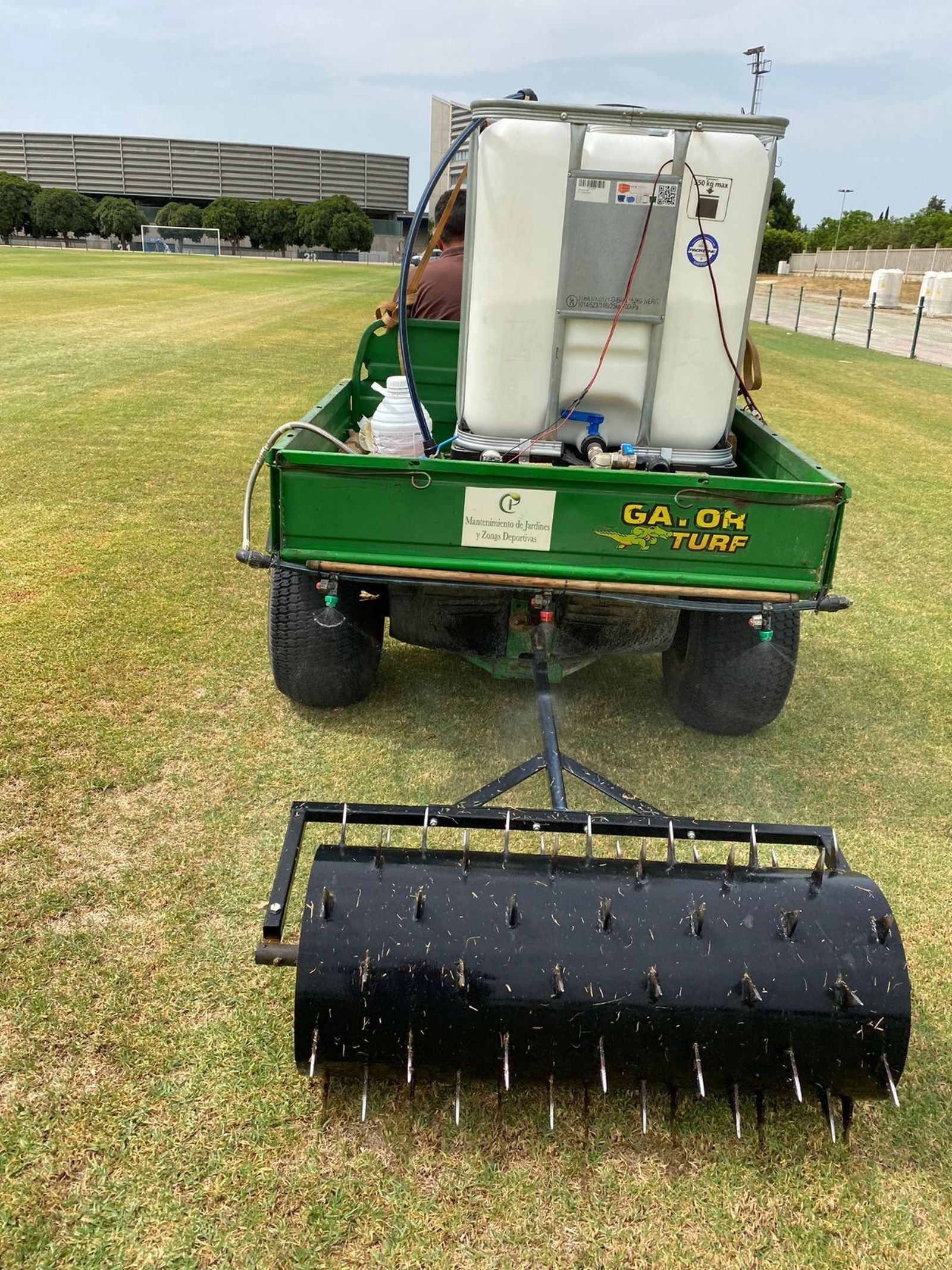 Pinchado del terreno.