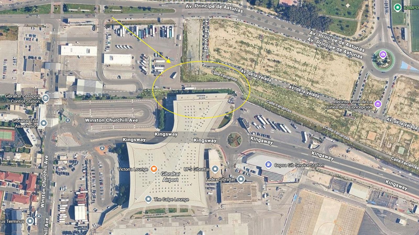 El espacio en el que estará ubicada la nueva infraestructura.