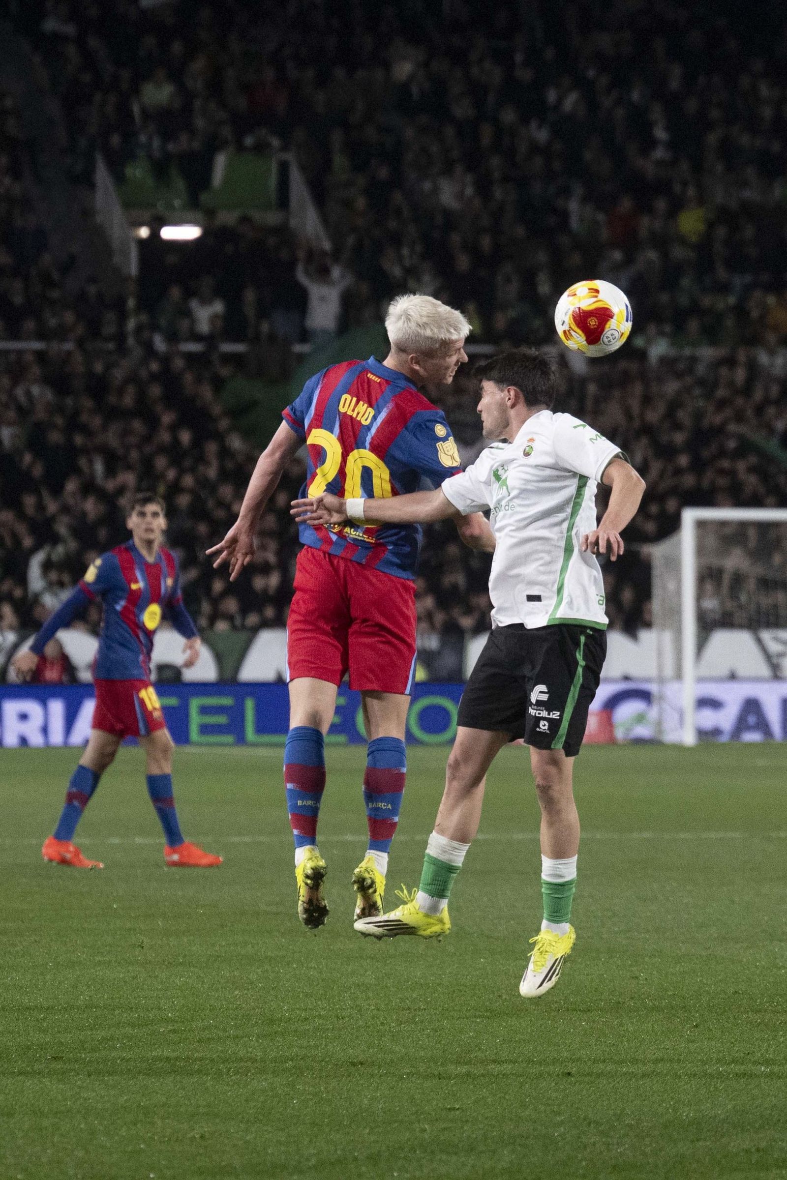 Las fotos del Racing-Barcelona de Copa