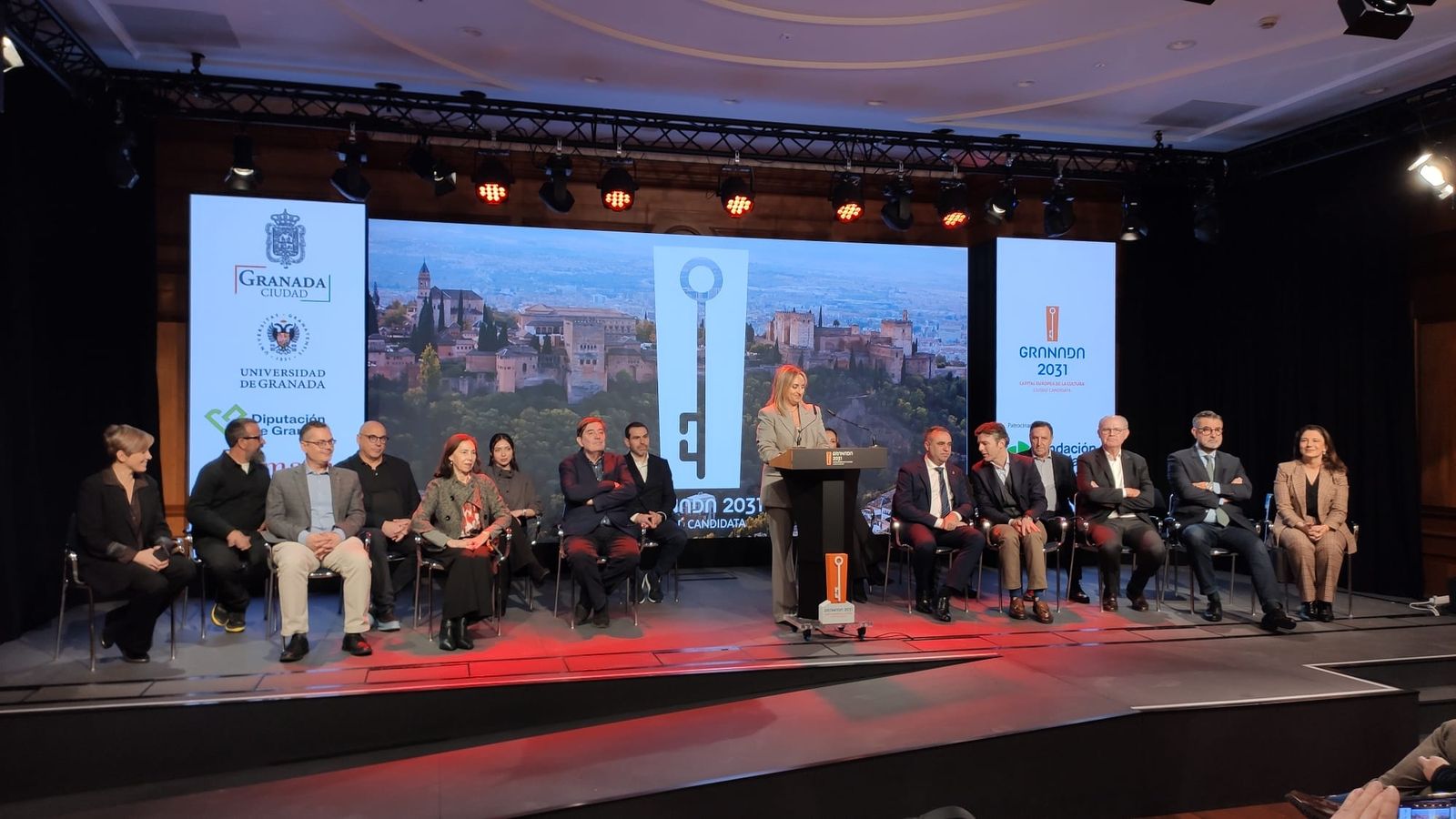 La presentación de Granada de la Capitalidad Cultural 2031, en imágenes