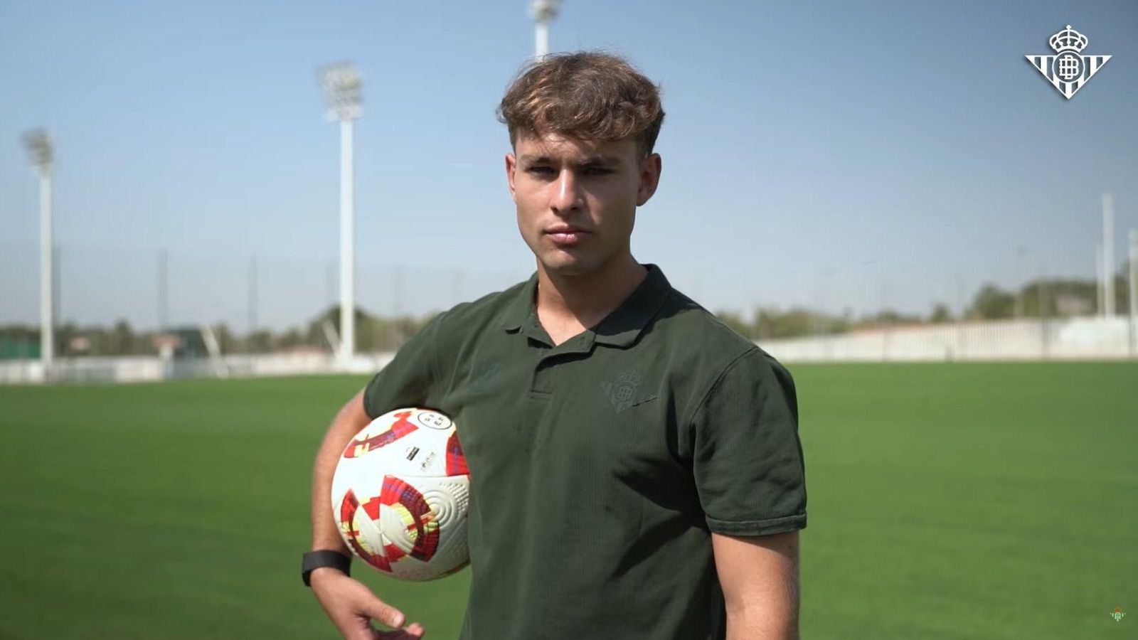 Ángel Ortiz en el reportaje sobre el su estancia en el Real Betis y el salto al primer equipo