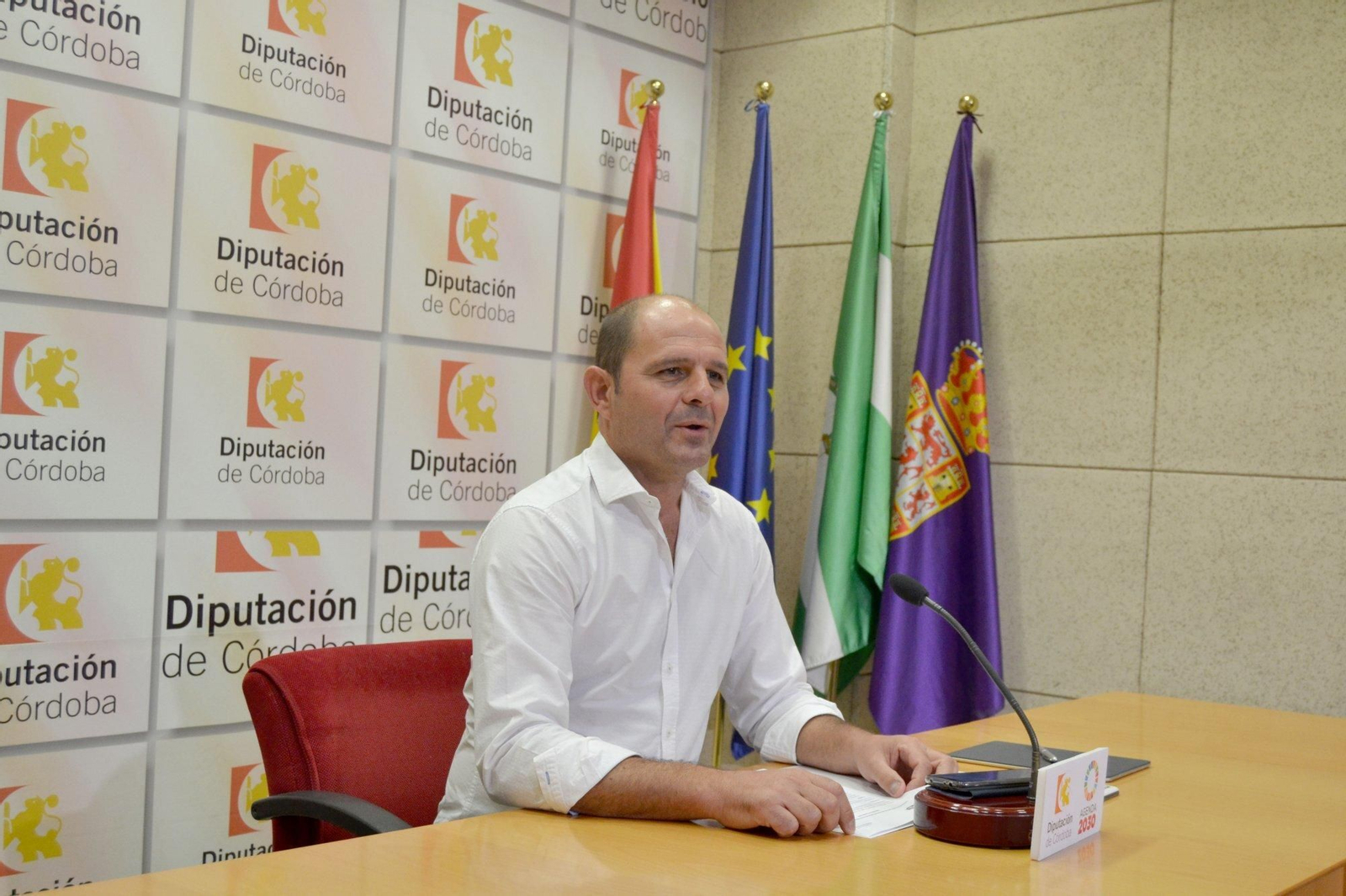 El delegado de Empleo de la Diputación, Miguel Ruz.