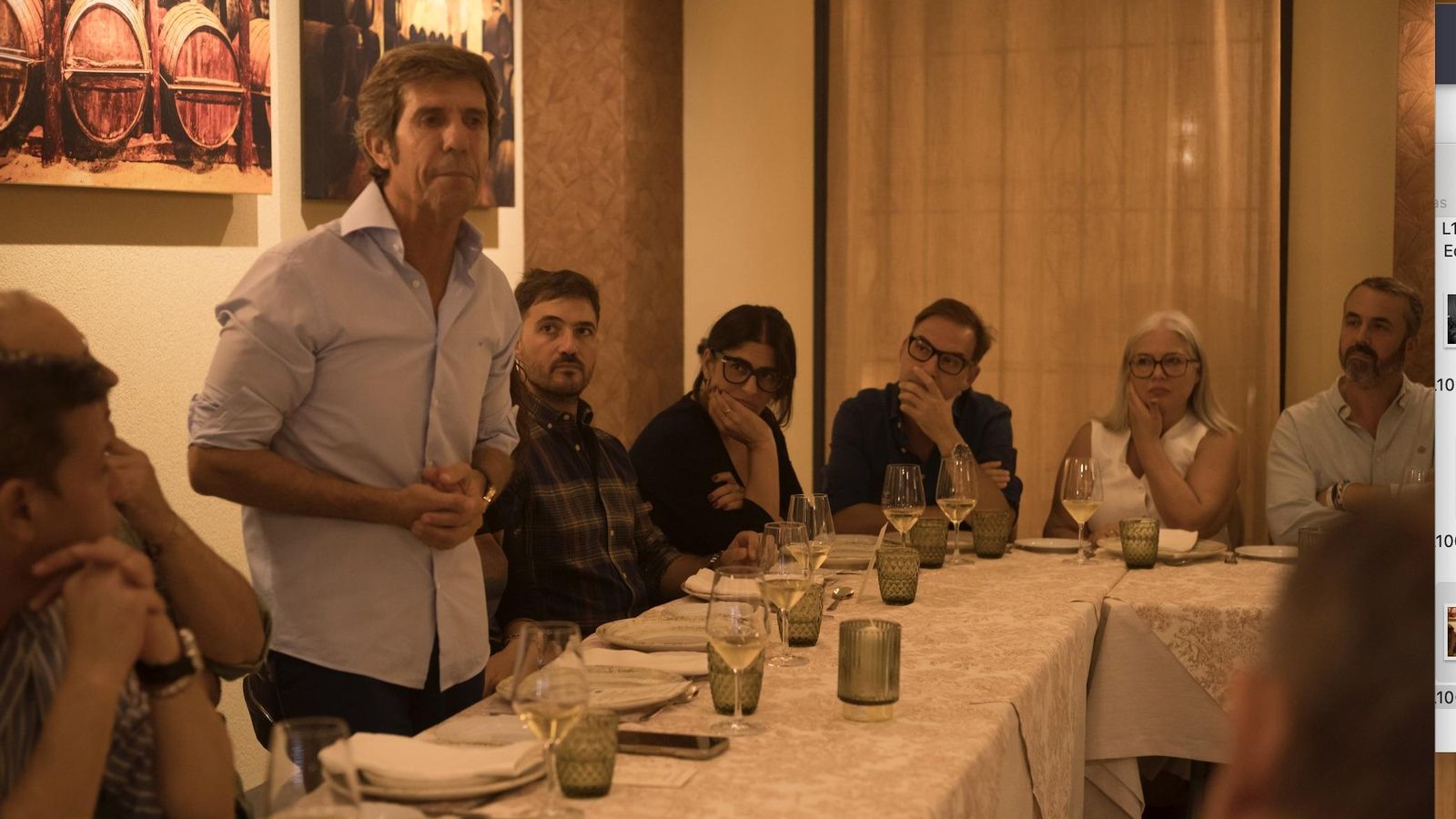 Visita de Javier Moro, presidente de Bodegas Emilio Moro, a Bodeguita Ramírez