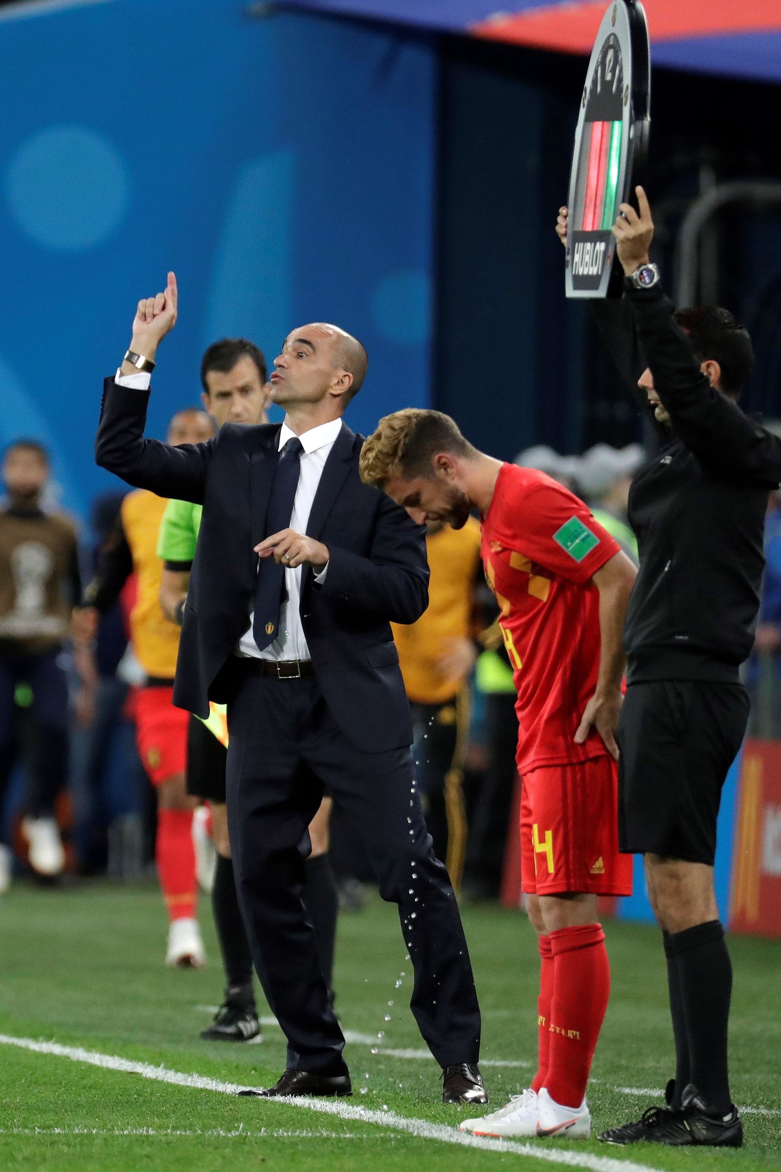 Las imágenes del Francia-Bélgica