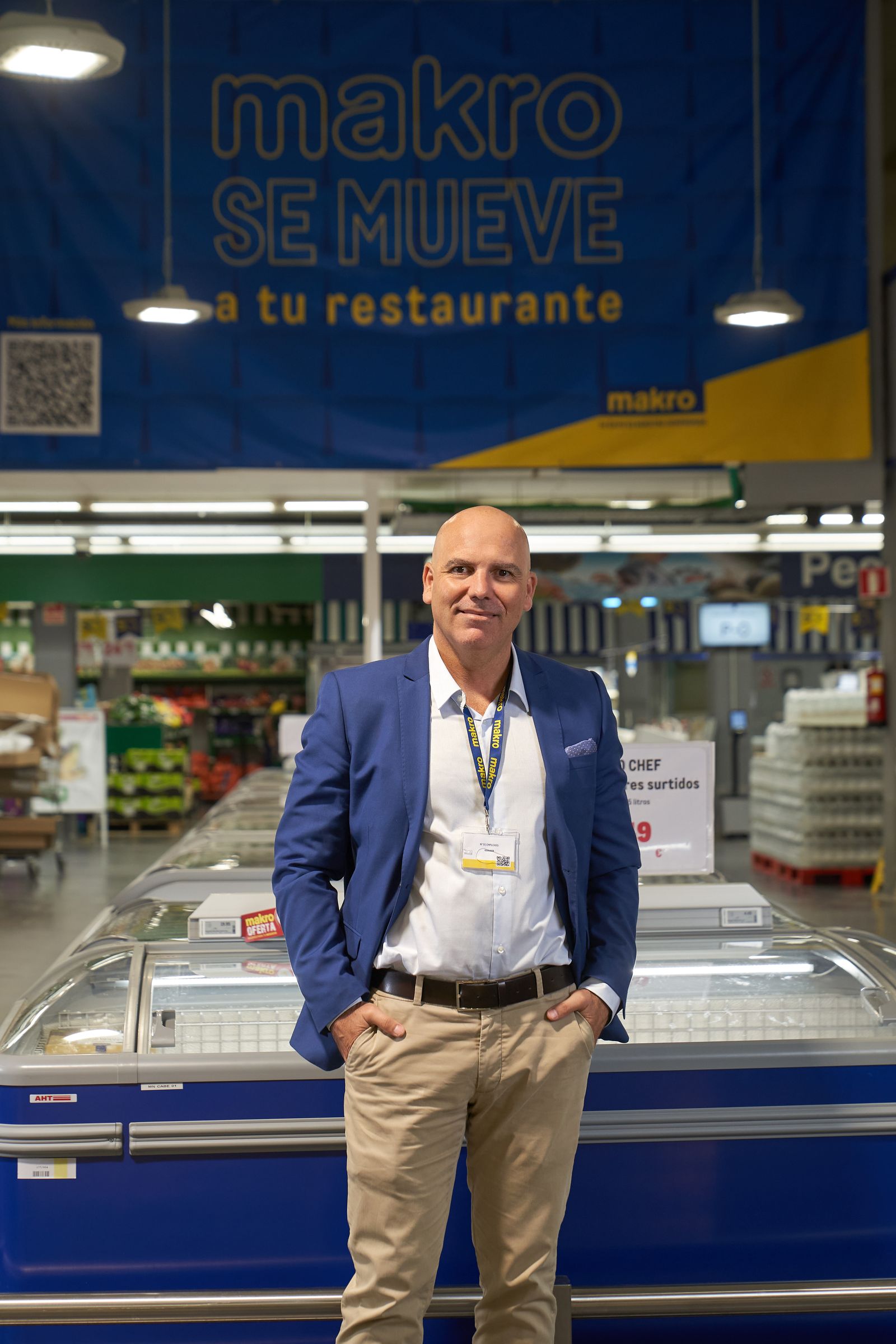 El director de área de Makro de Málaga, Víctor Arcos.