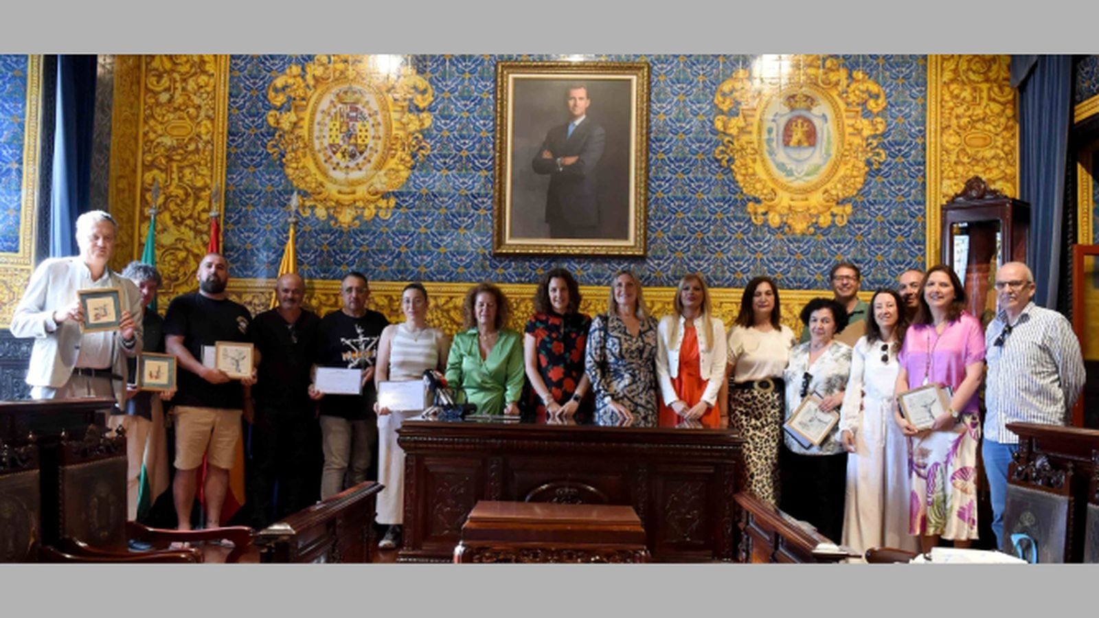 La entrega de premios.