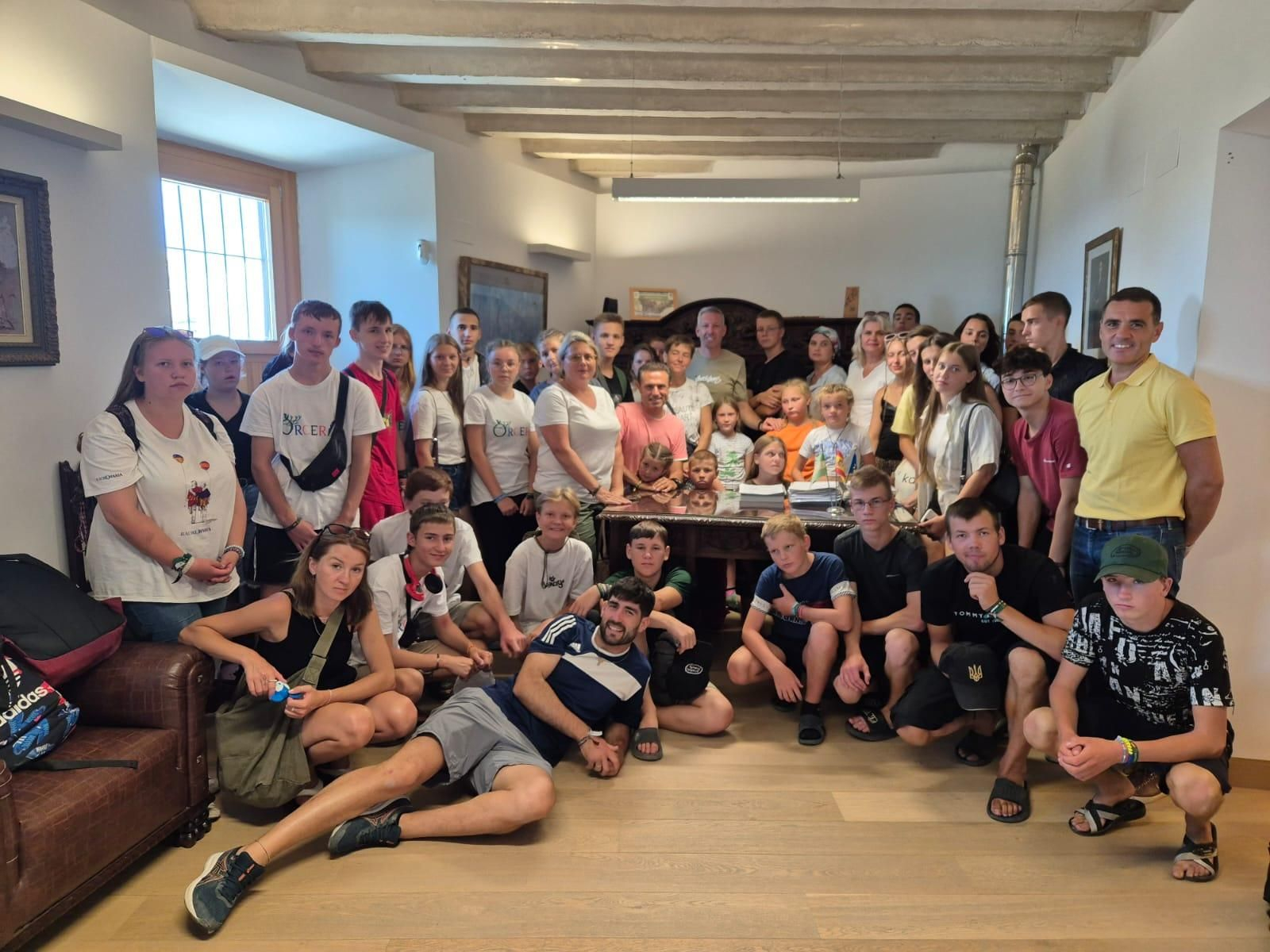 Niños ucranianos del campamento "Un respiro de esperanza" disfrutan en Jaén, en imágenes