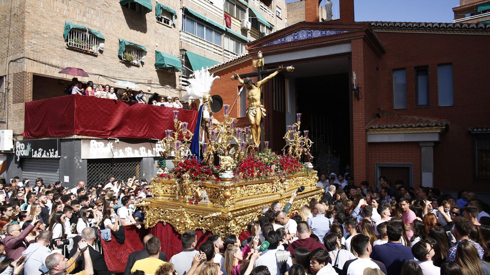 Salida del Cristo de la Lanzada