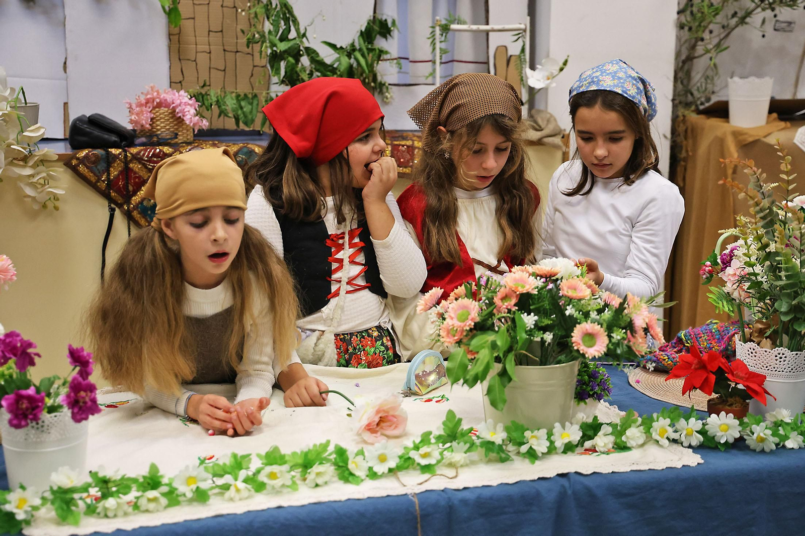 El impresionante Belén viviente del CEIP 12 de Octubre