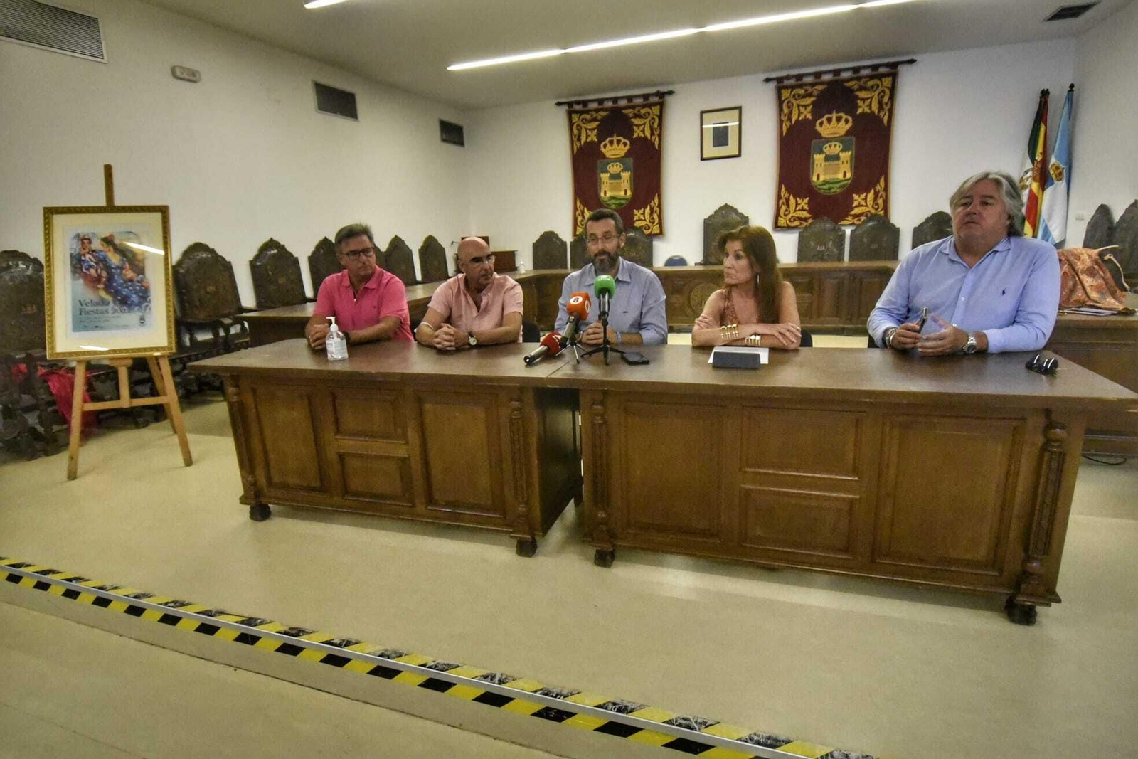 Fracis Mañasco, Pepe Torres, Juan Franco, Mercedes Atanet y Luis Mañasco